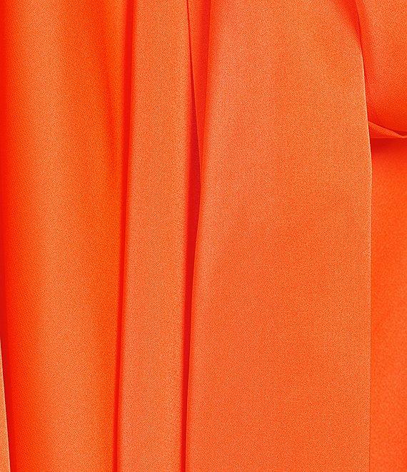 Gianni Bini Francesca Satin Strapless Slip Maxi Dress Product Image