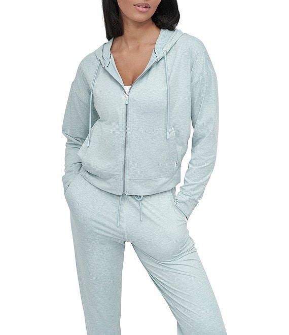 DKNY Sport by Donna Karan Coordinating Spacedye Full Zip Long Sleeve Hoodie Product Image