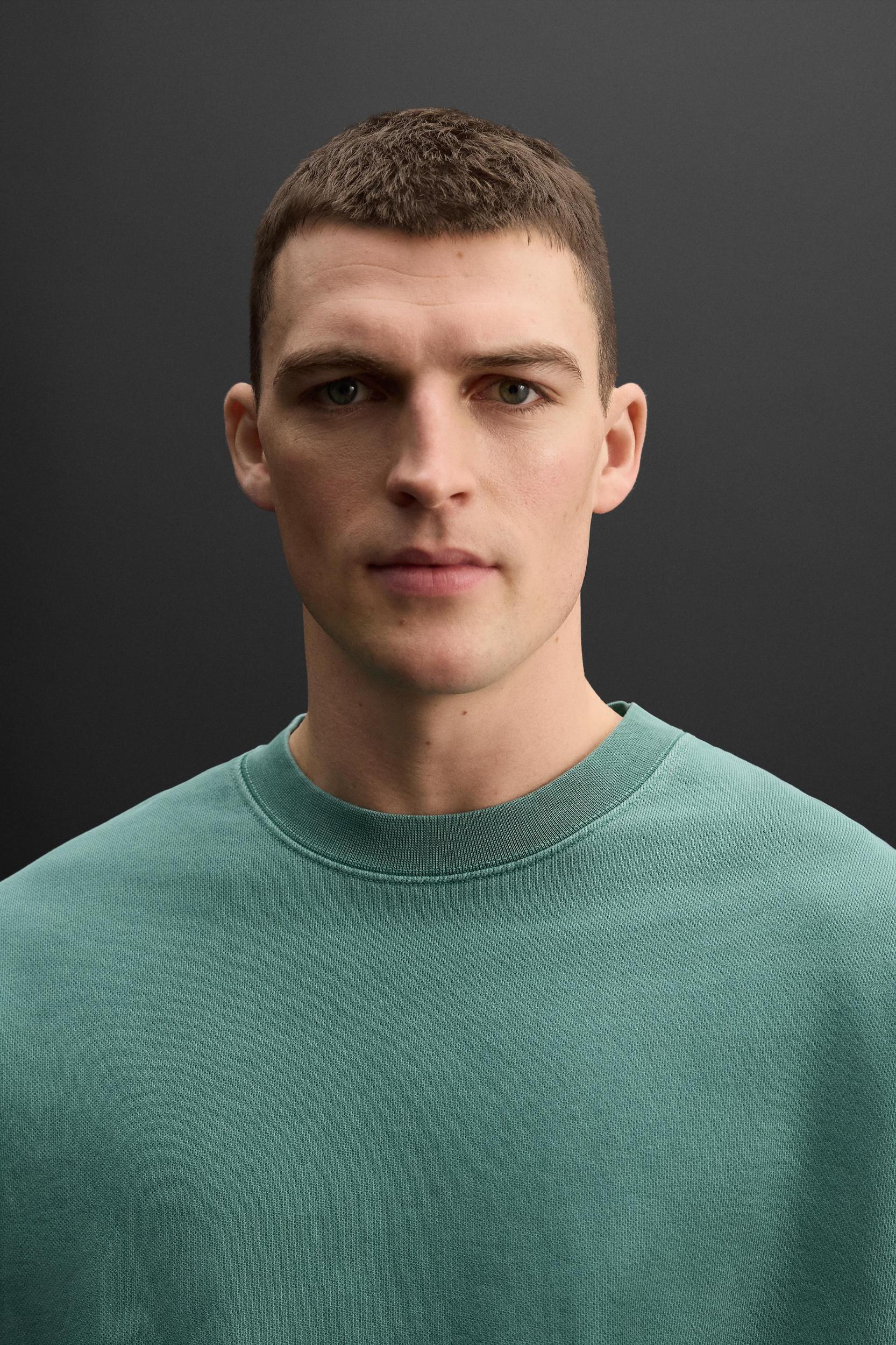 PRINTED CREW NECK SWEATSHIRT Product Image