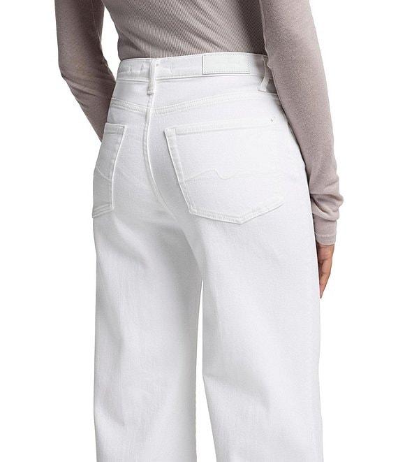 7 For All Mankind Jo Luxe Vintage Ultra High Rise Wide Leg Denim Jeans Product Image