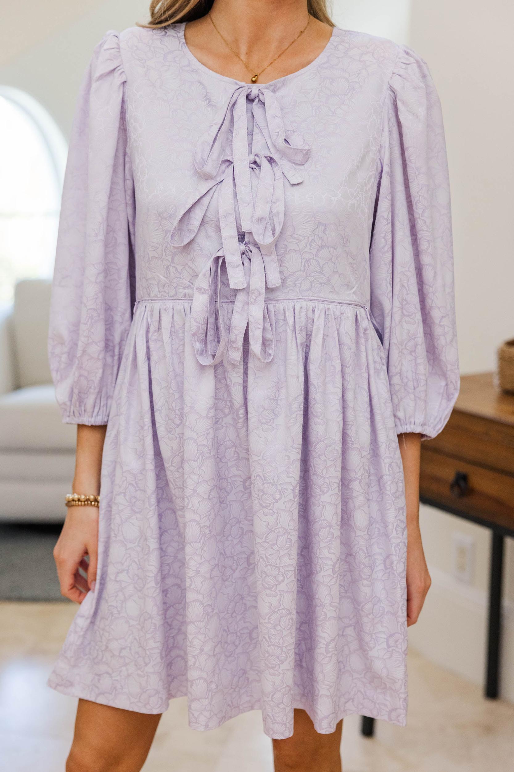 NURSING COLLECTION The Allure Lavender Babydoll Dress Female Product Image