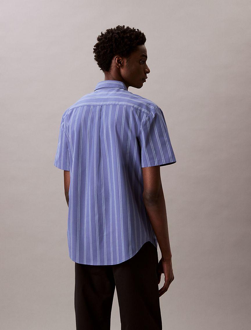 Poplin Stripe Classic Button-Down Shirt  Product Image