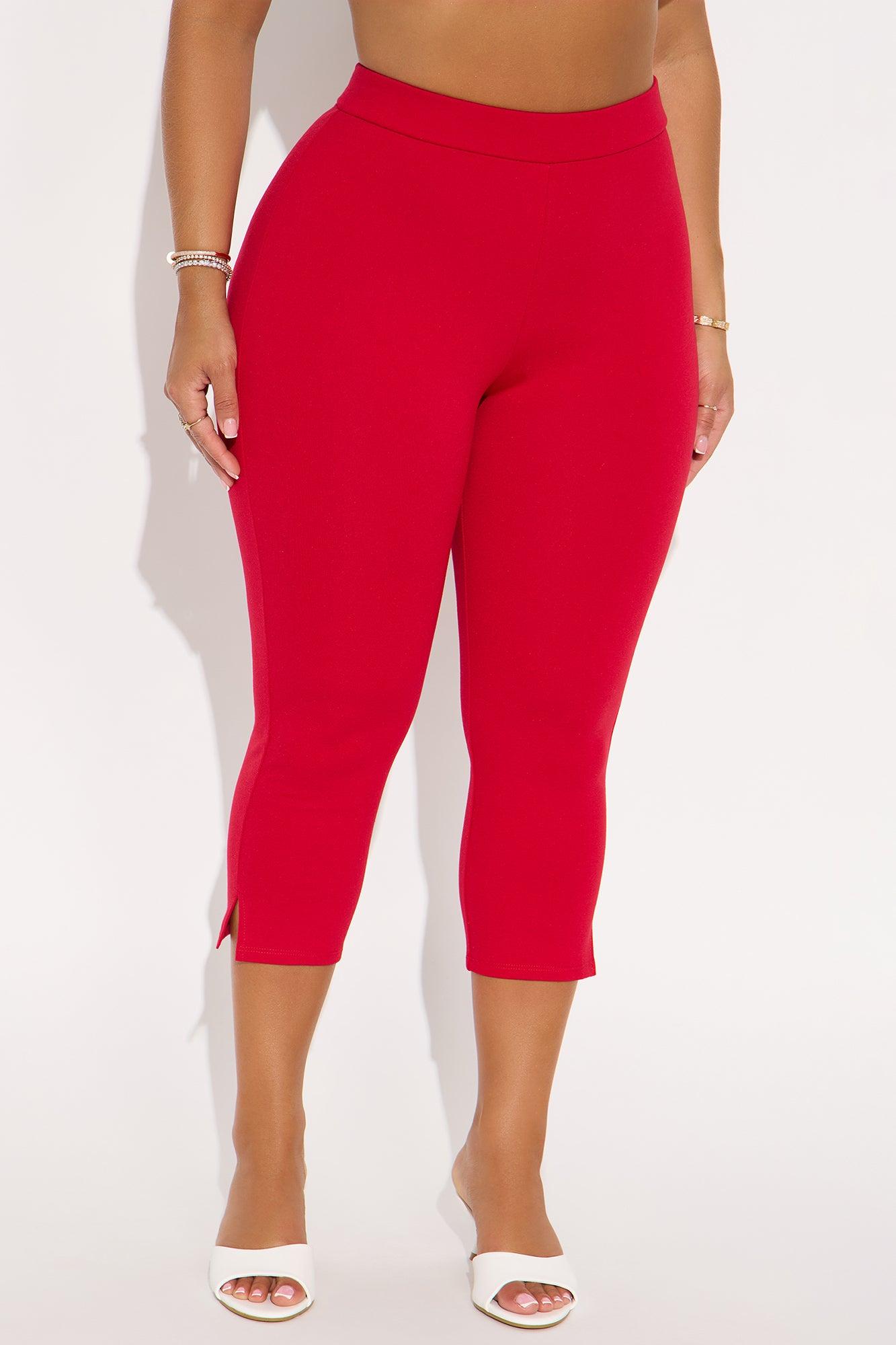 All My Potentials Capri Legging - Red Female Product Image