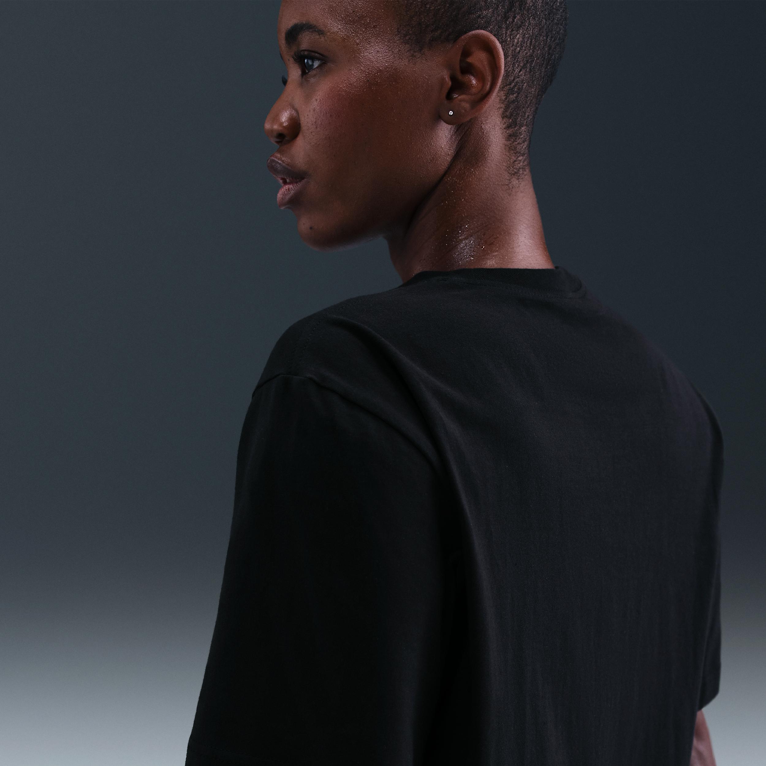 Nike Womens Wrestling Boxy T-Shirt | APS520NAWR-BLK Product Image