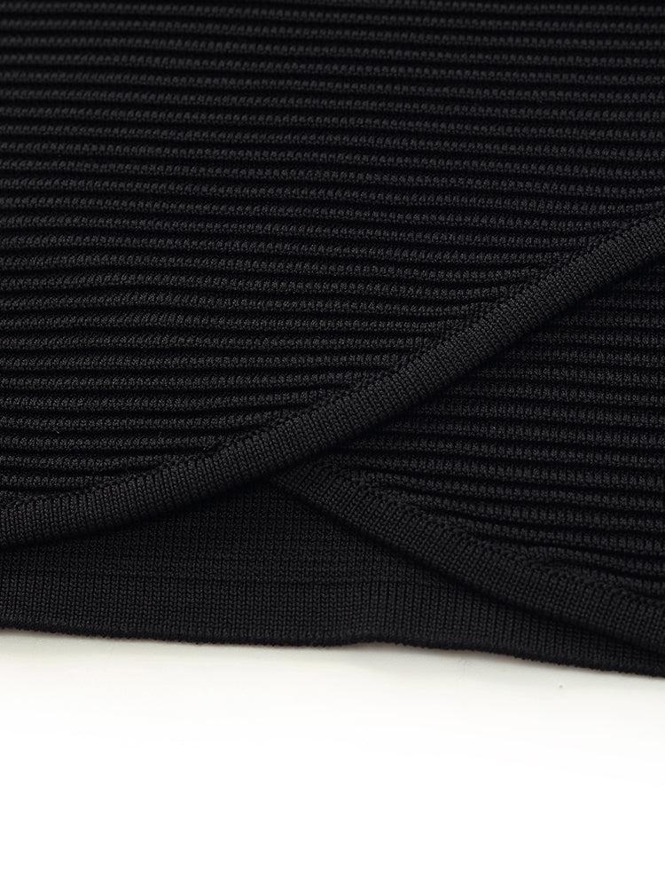 Crossover Women Knitted Tank Top Product Image