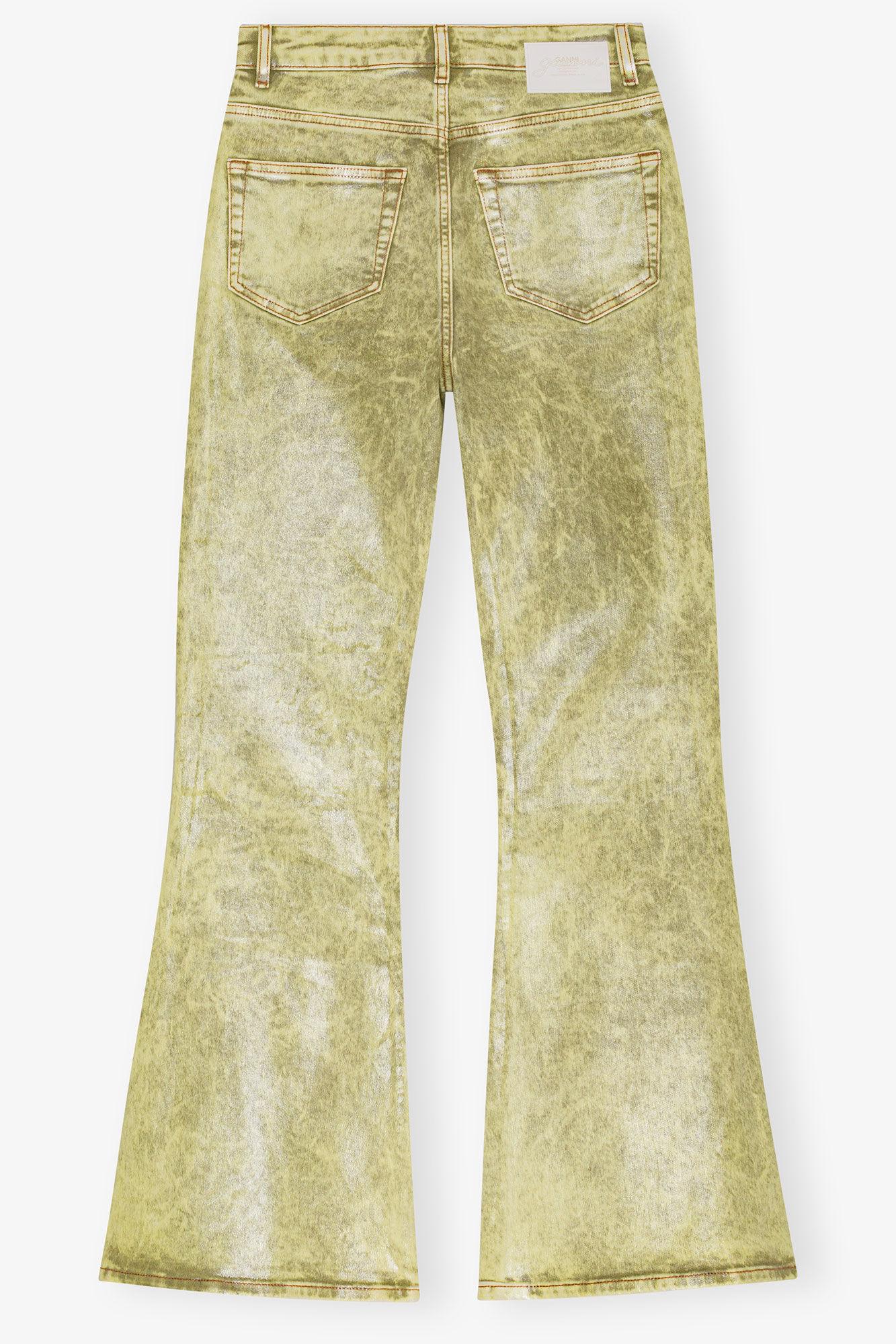 Green Foil Jeans Product Image
