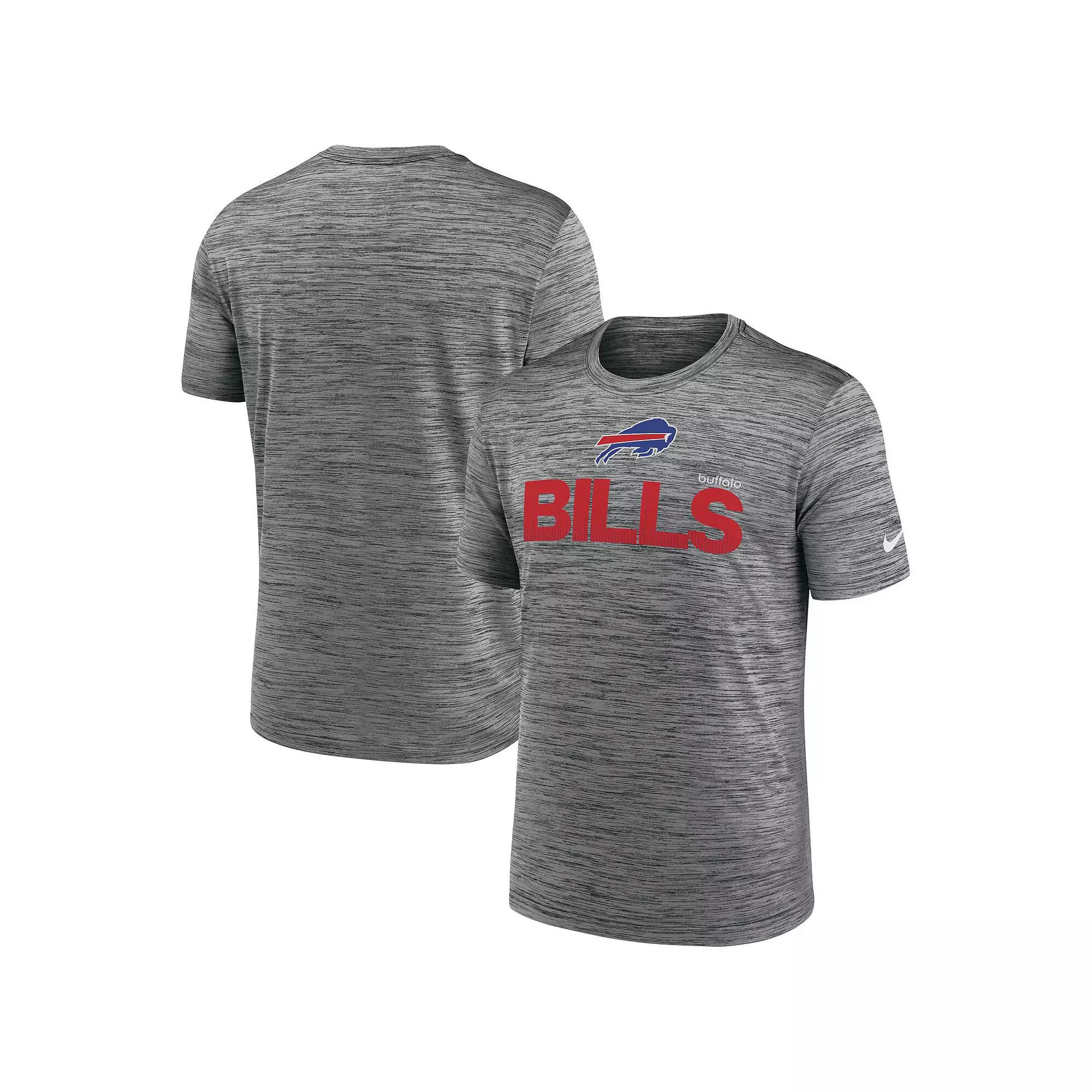 Men's Nike Anthracite Buffalo Bills Blitz Velocity Modern Performance T-Shirt,  Product Image