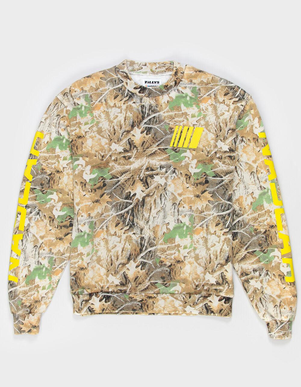 TILLYS x NASCAR Camo Mens Crewneck Sweatshirt - CAMO Product Image
