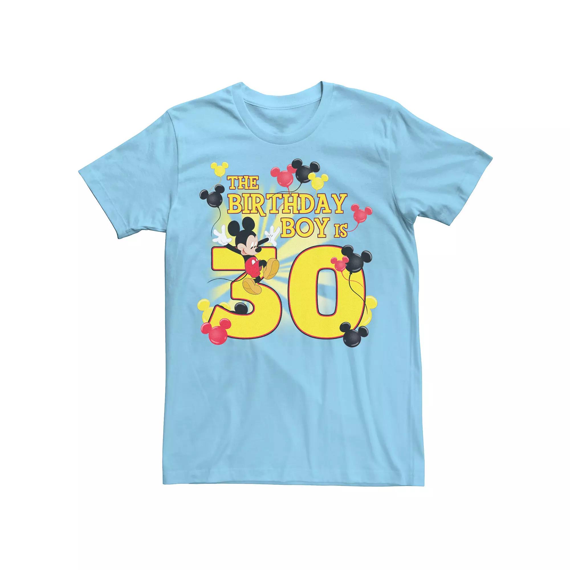 Disney's Mickey & Friends Men's 30 Year Old Birthday Boy Tee,  Product Image