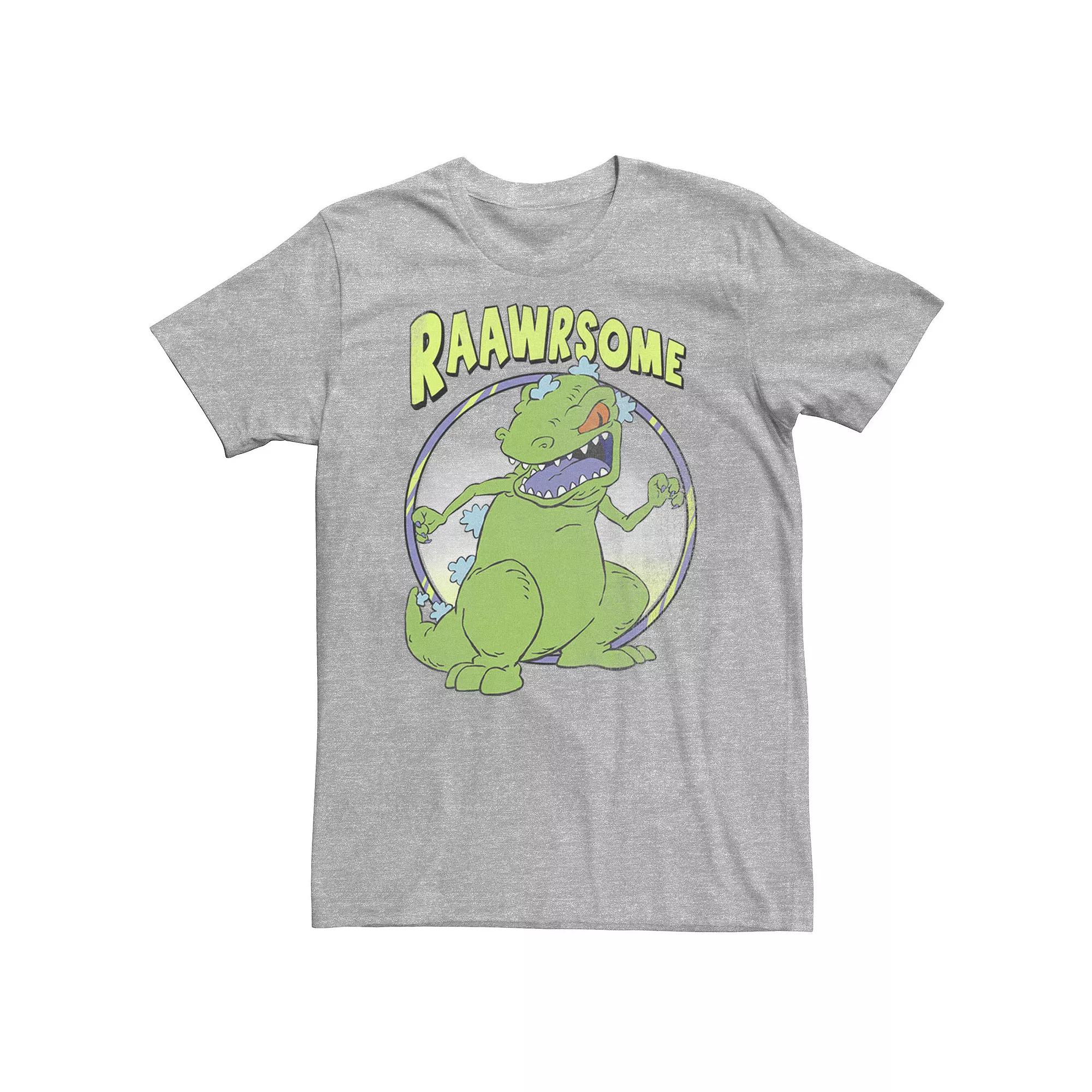 Big & Tall Nickelodeon Rugrats Reptar "Raawrsome" Circle Portrait Tee, Men's,  Product Image