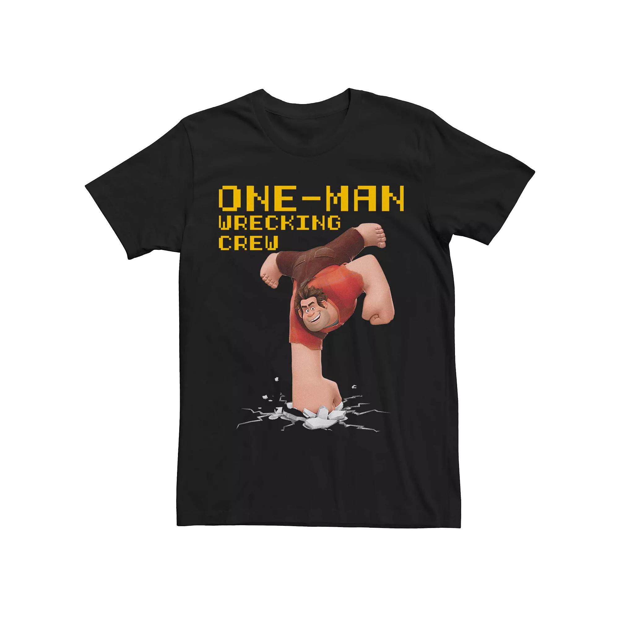 Disney's Wreck-It Ralph 2 One Man Wrecking Crew Men's Tee,  Product Image