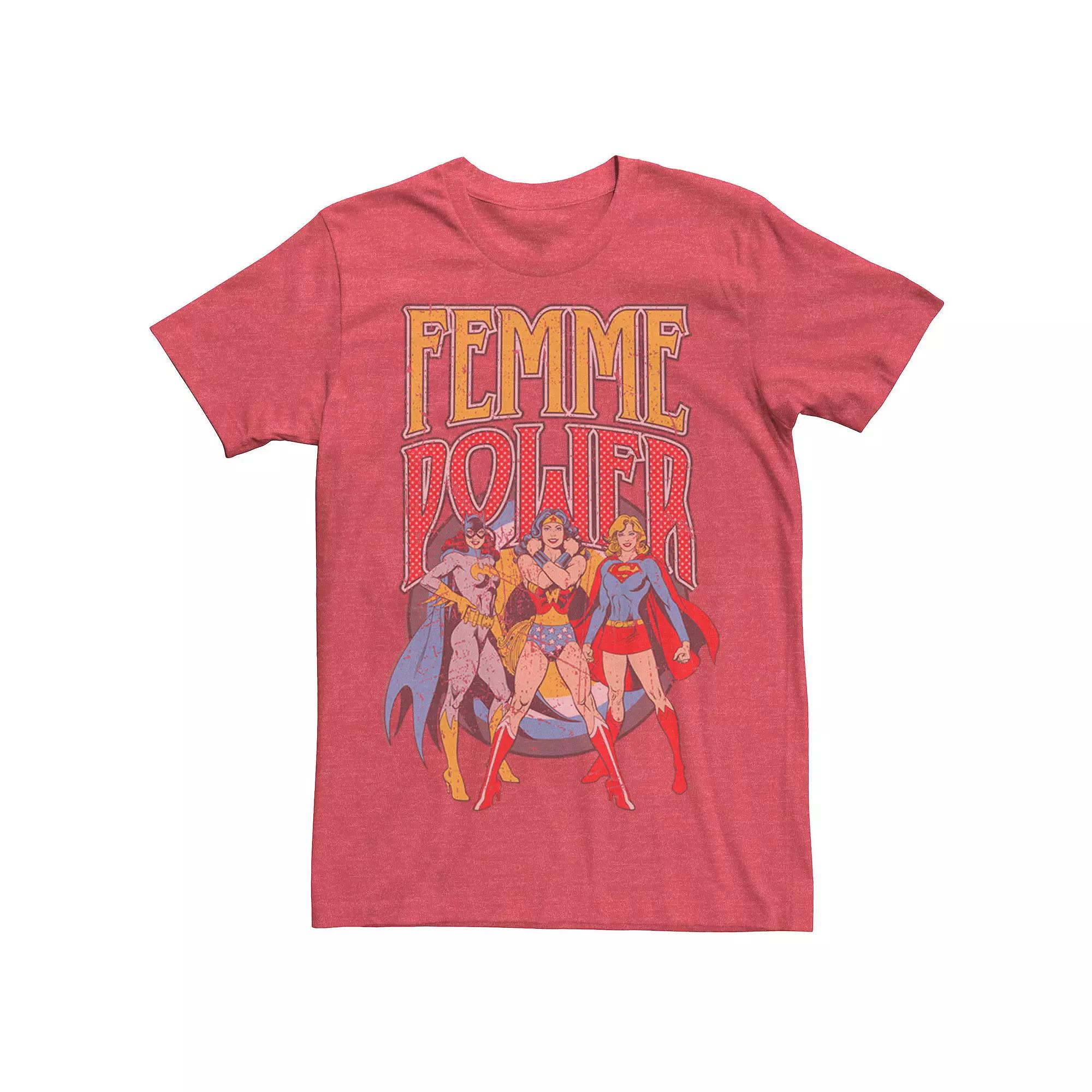 Men's DC Comics Justice League Vintage Femme Power Tee,  Product Image