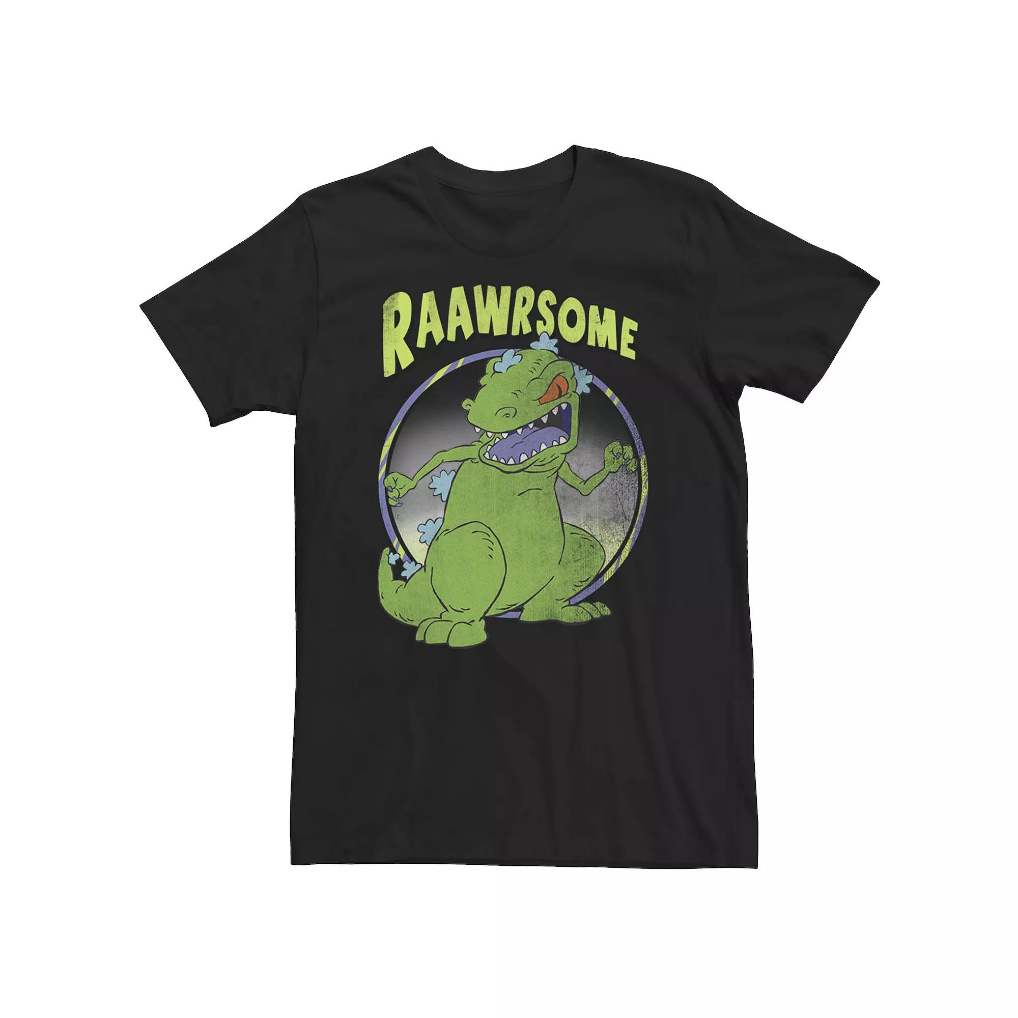 Big & Tall Nickelodeon Rugrats Reptar "Raawrsome" Circle Portrait Tee, Men's,  Product Image