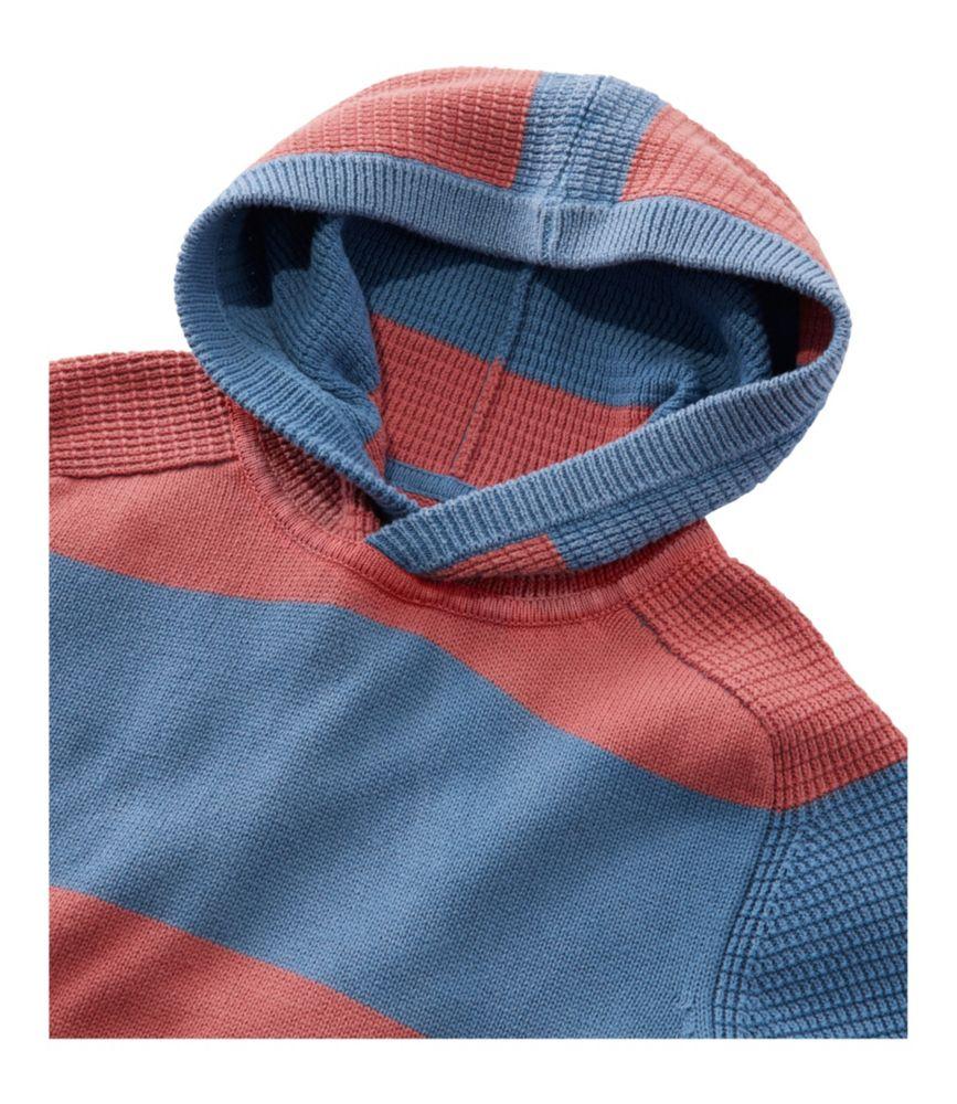 Men's Sunwashed Textured Cotton Sweater, Hoodie, Stripe Product Image