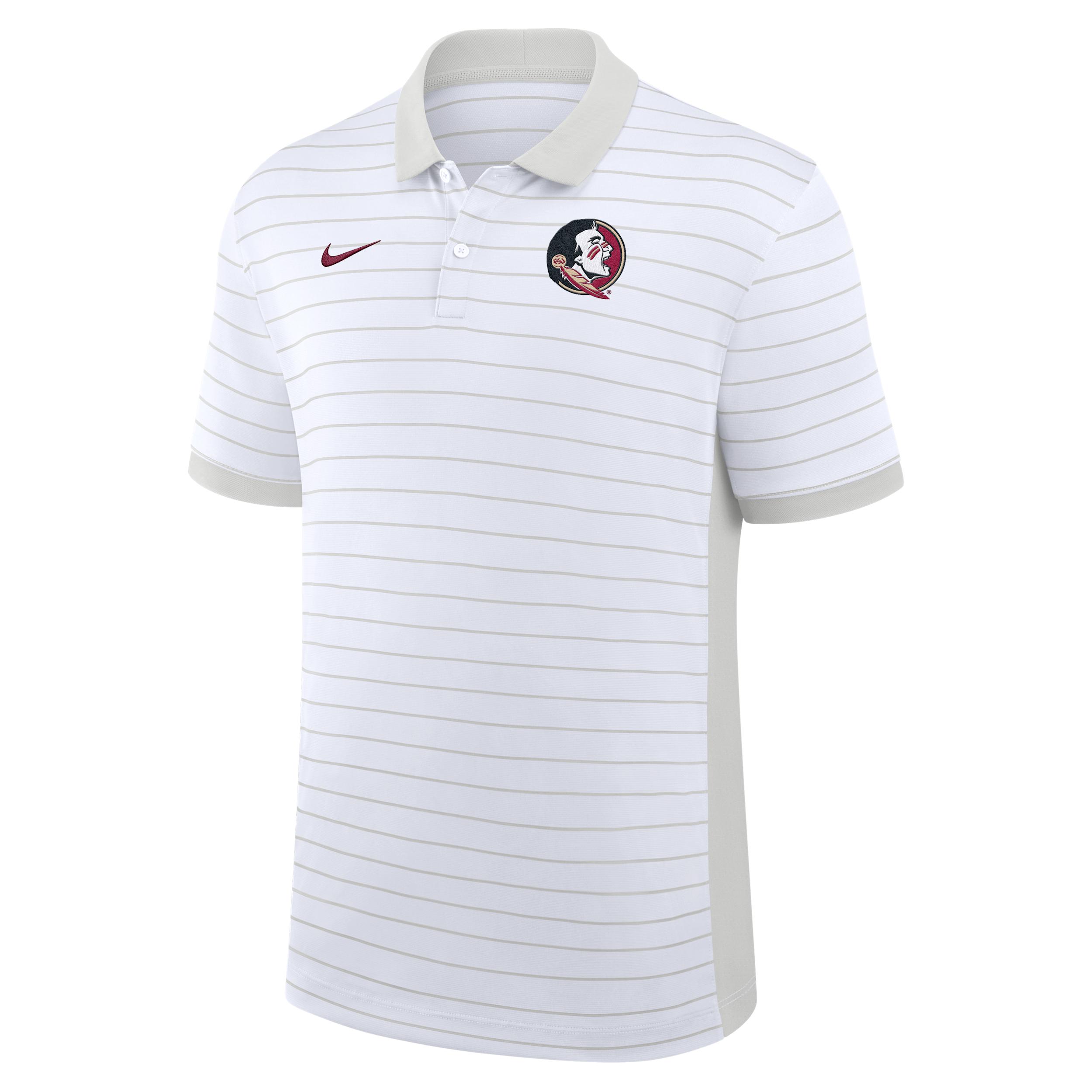 Florida State Sideline Victory Stripe Nike Mens Dri-FIT College Polo | 03BG0CEBFTN-FR1 Product Image