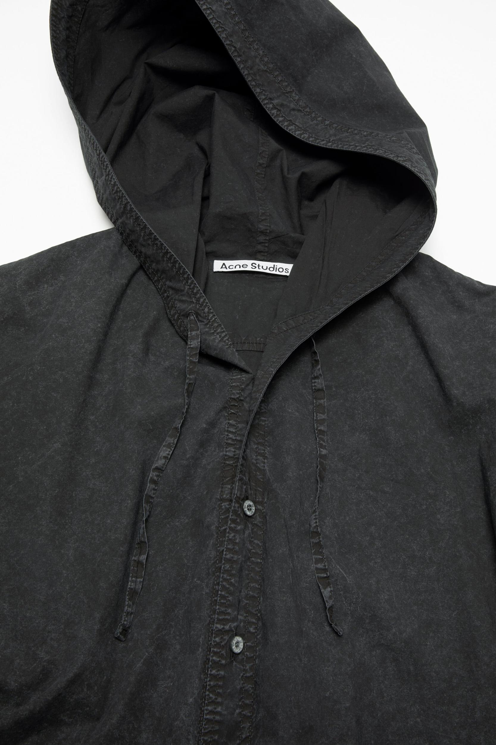 Hooded button-up shirt Product Image