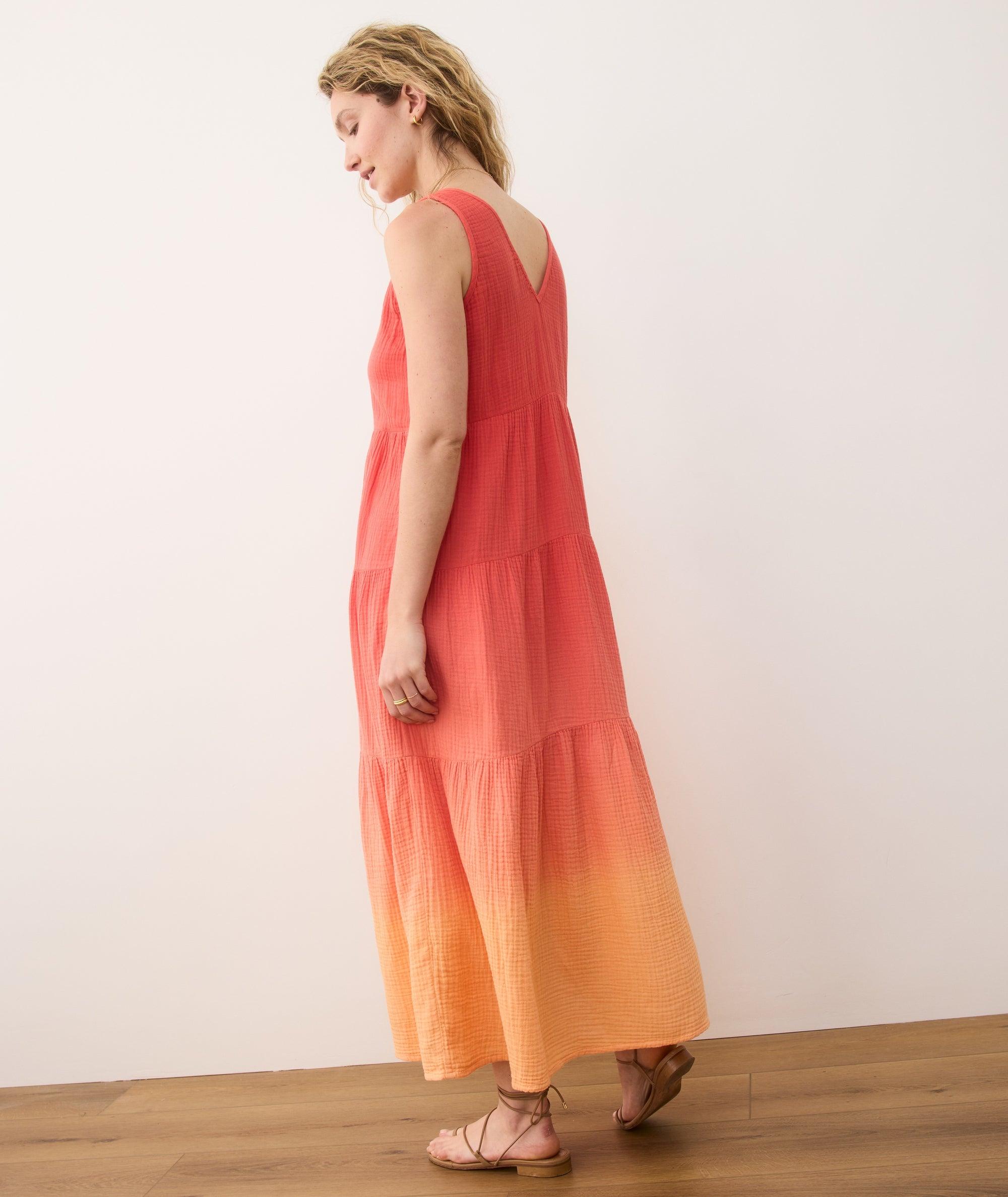 Corinne Double Cloth Maxi Dress Product Image