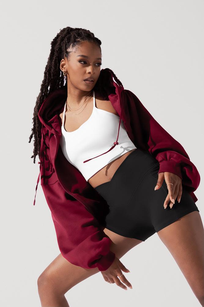 Zip Cloud Hoodie - Blush Product Image