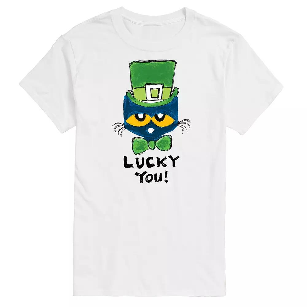 Big & Tall Pete The Cat Lucky You Tee, Men's,  Product Image