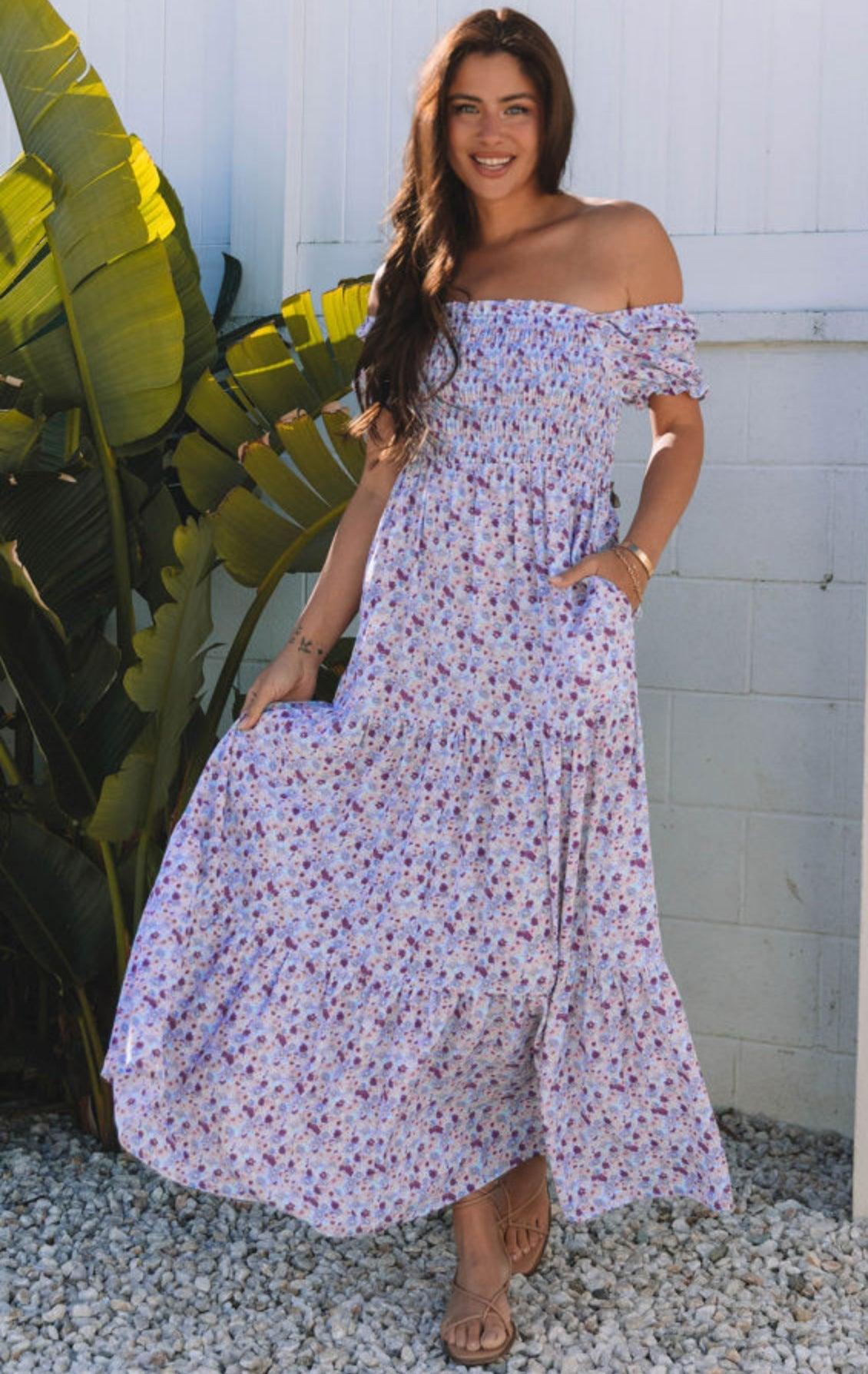 Purple Blooms Maxi Product Image