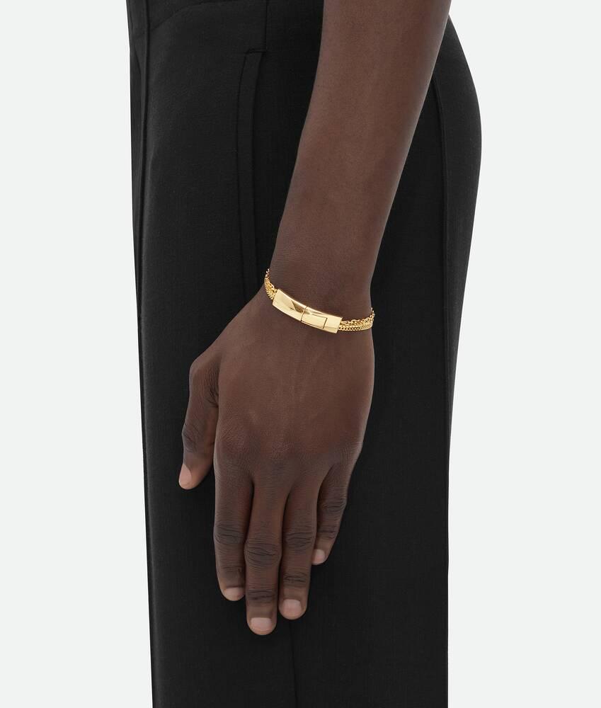 Men's Detail Chain Bracelet in Yellow gold Product Image
