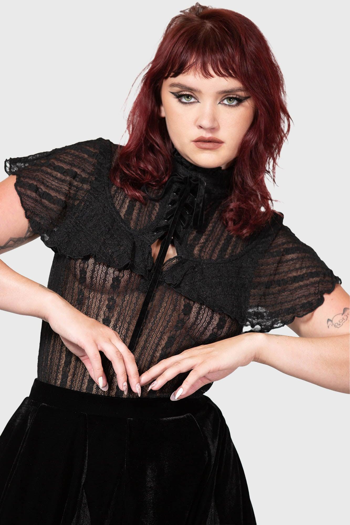 Atala's Night Lace Top Female Product Image