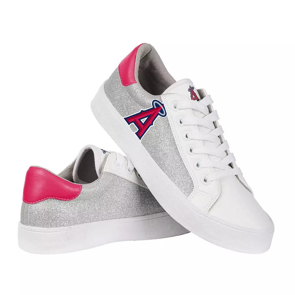 Women's FOCO Los Angeles Angels Glitter Sneakers,  Product Image