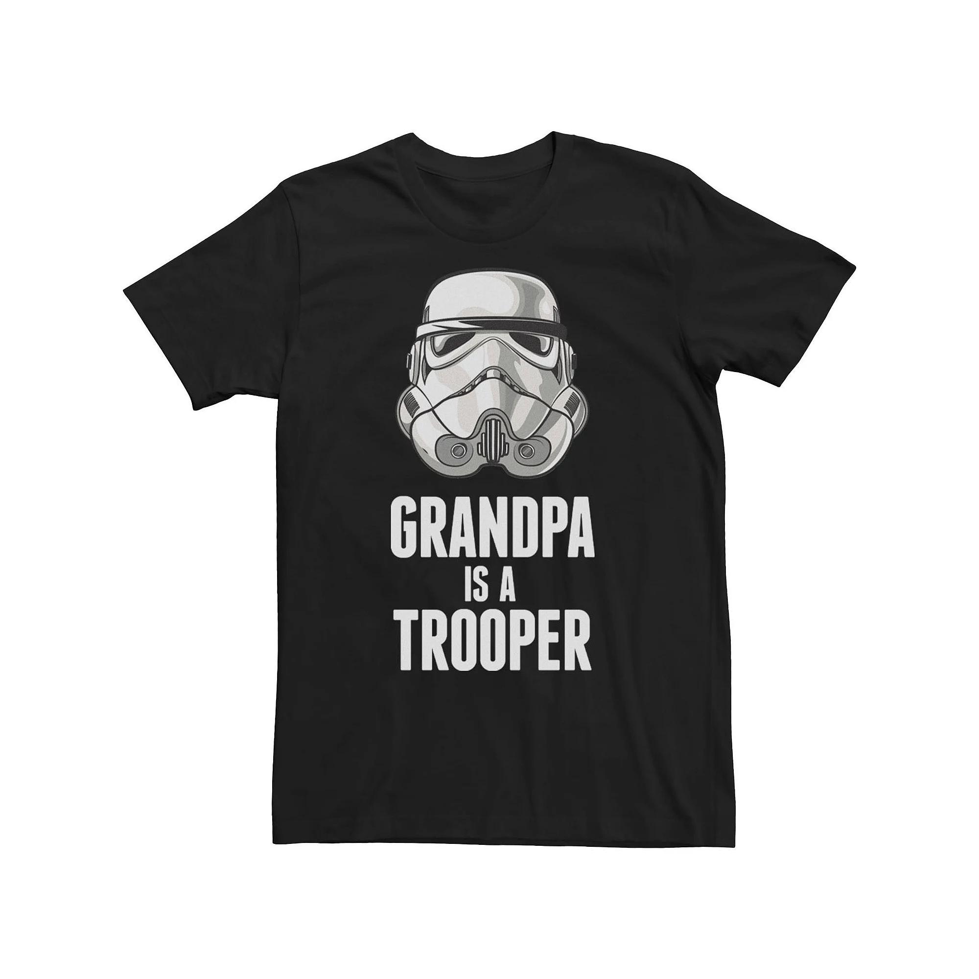 Big & Tall Star Wars Stormtrooper Grandpa Is A Trooper Tee, Men's,  Product Image