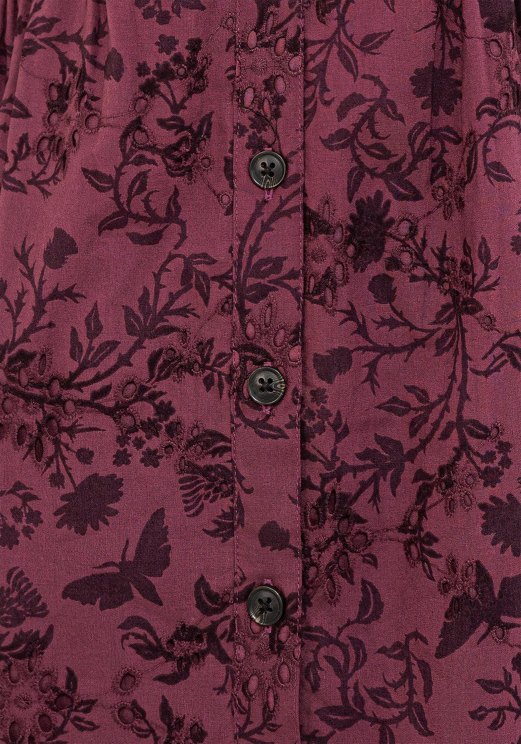 Morgana Cotton Broderie Cami Midaxi Dress Product Image