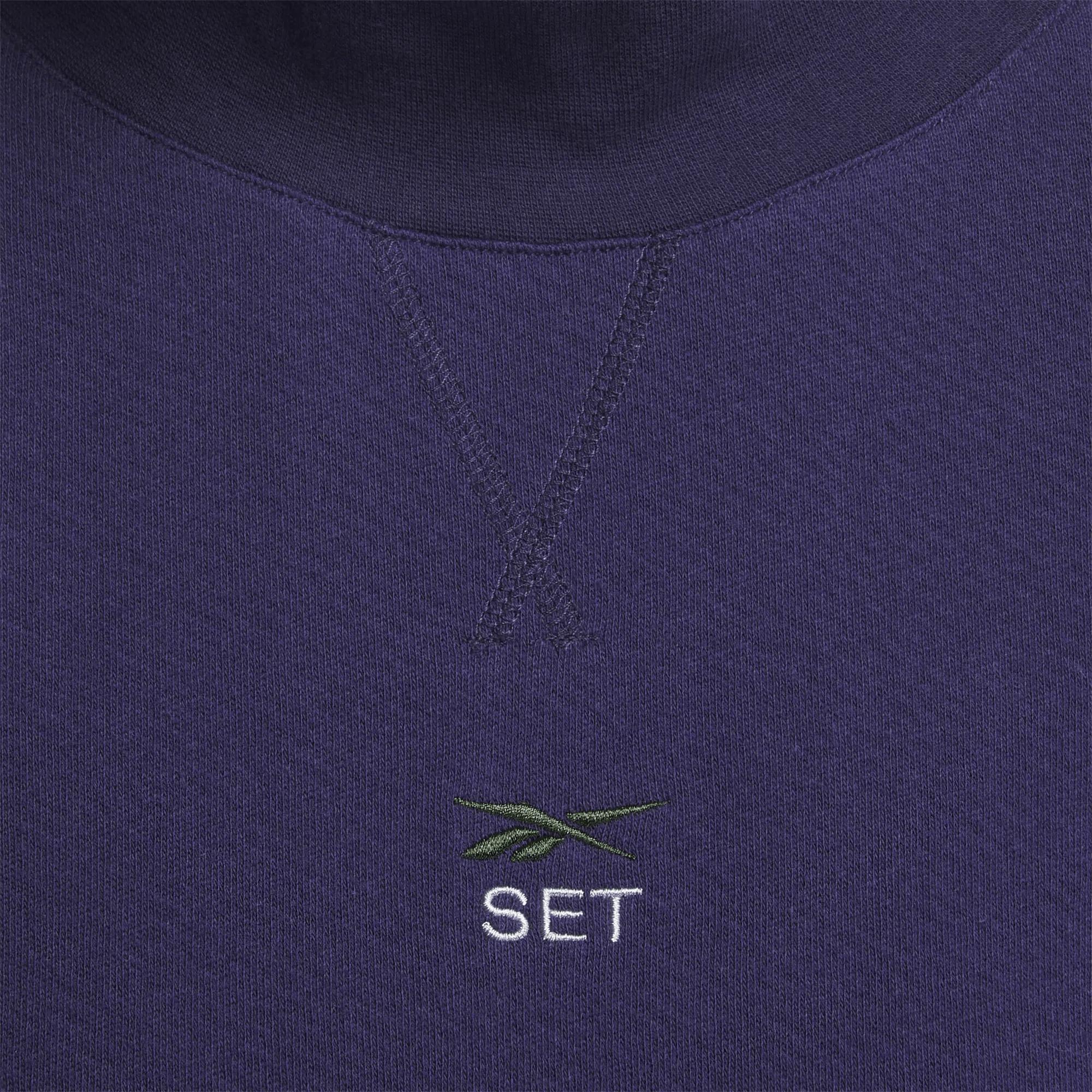 Women's Reebok x SET Classic Lightweight Crewneck Sweatshirt Female Product Image