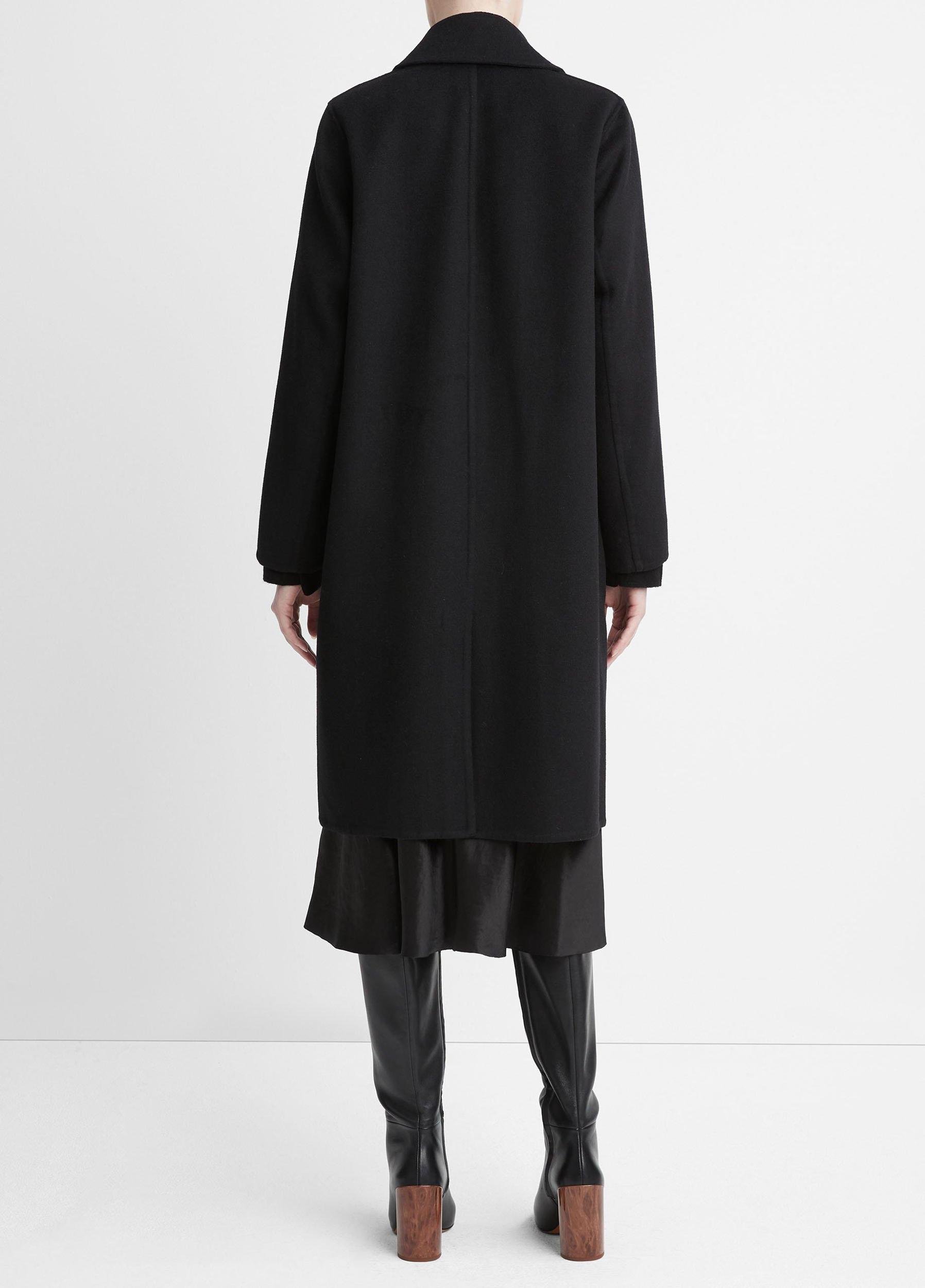 Classic Wool-Blend Straight Coat Product Image