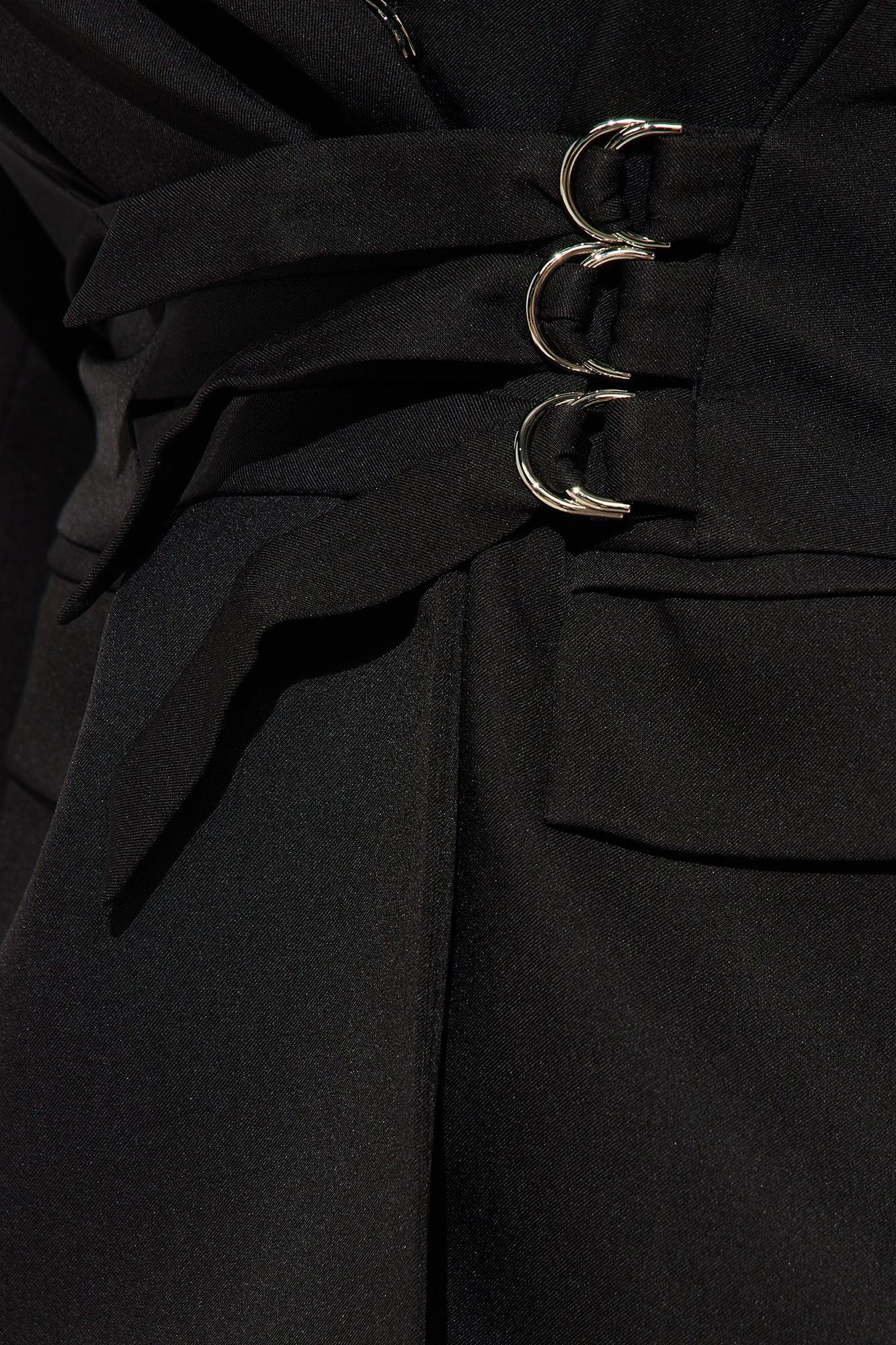 Keep Your Cool Belted Blazer - Black Product Image