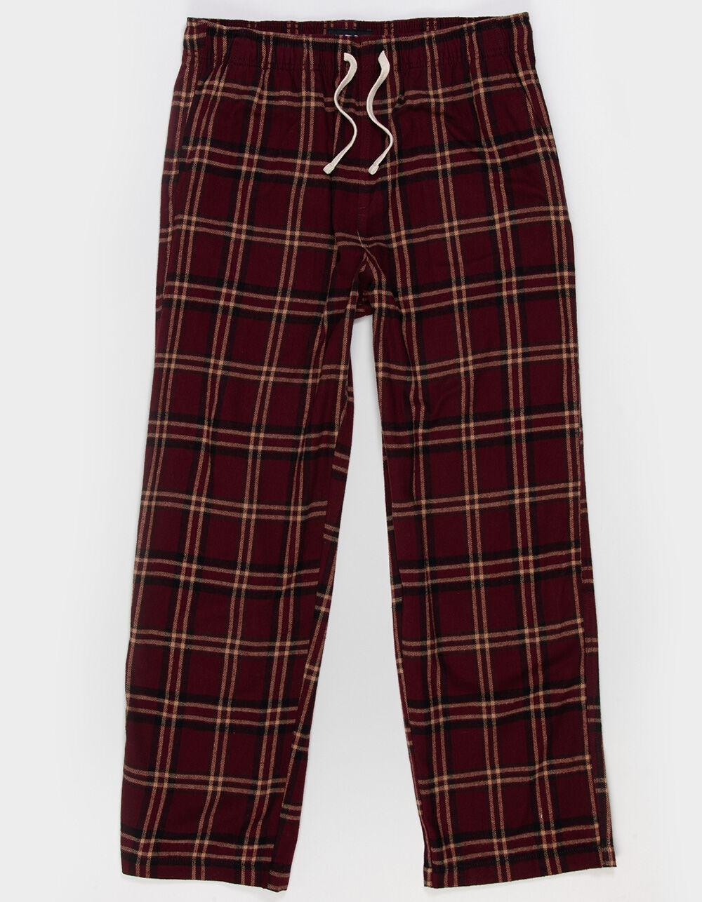 RSQ Mens Plaid Pajama Pants - WHT/GRAY Product Image