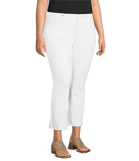 NYDJ Plus Size Billie Mini Bootcut Ankle Jeans Product Image