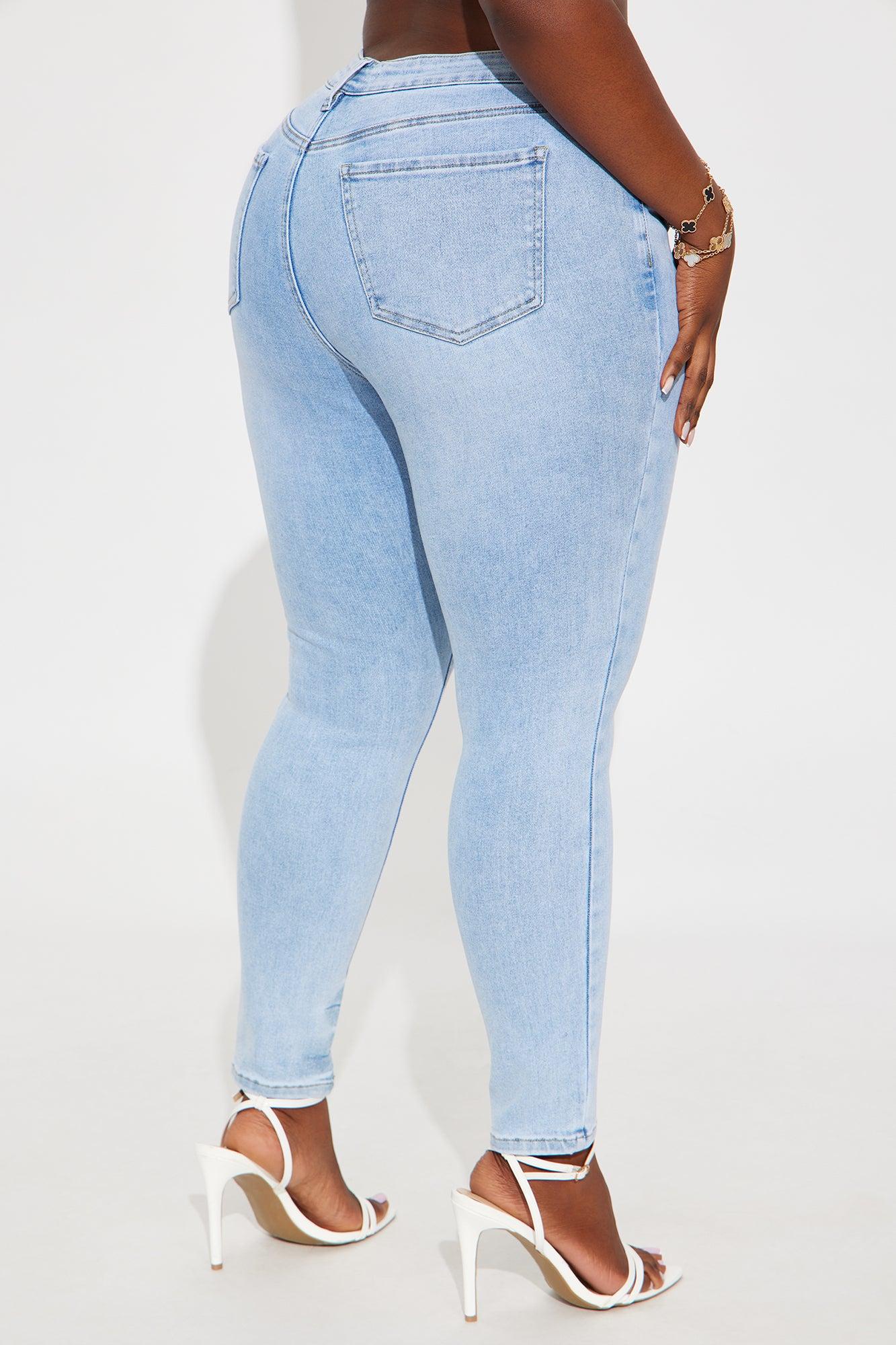 Kalisha Stretch Skinny Jeans - Light Wash Female Product Image