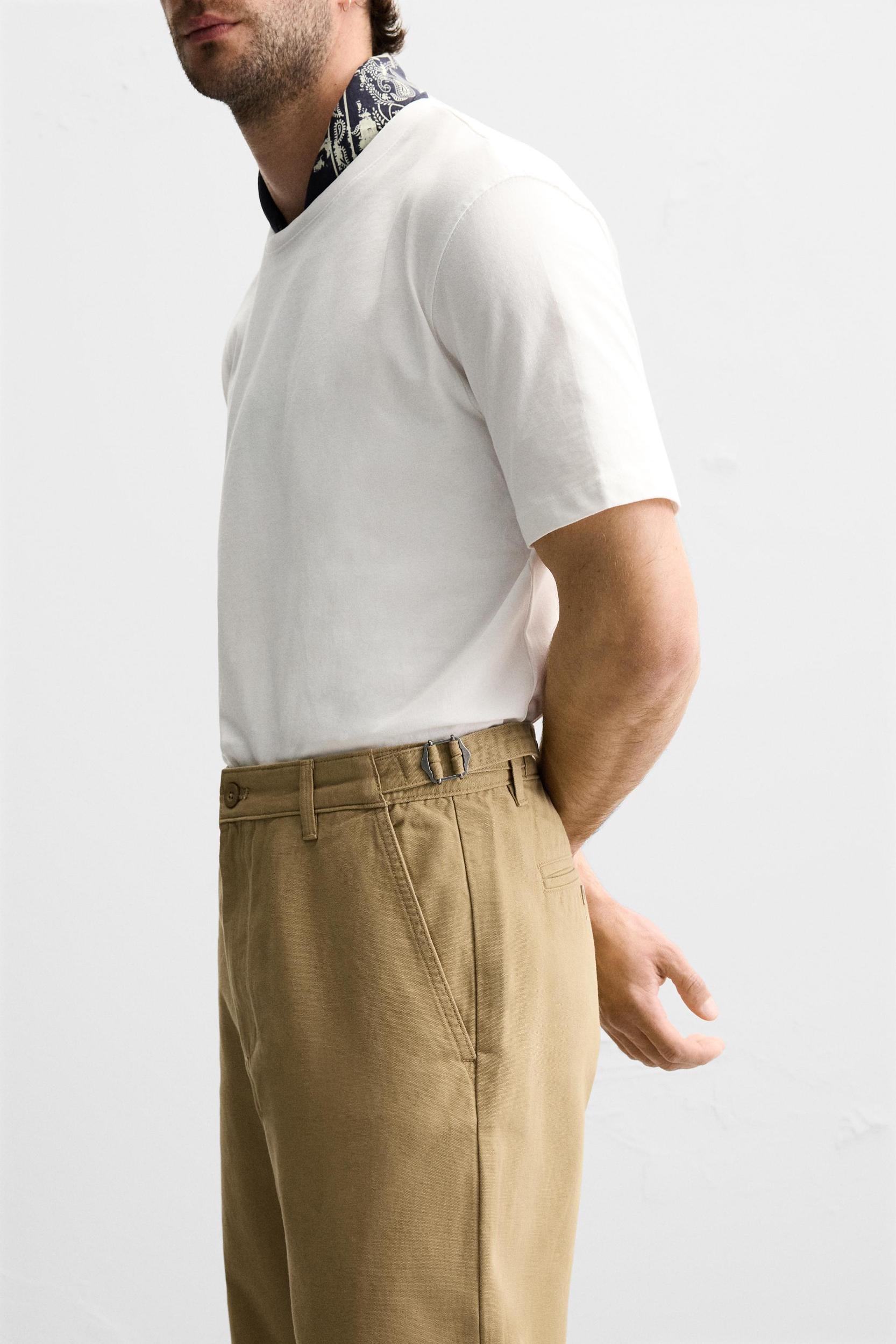 REGULAR FIT CHINO PANTS Product Image