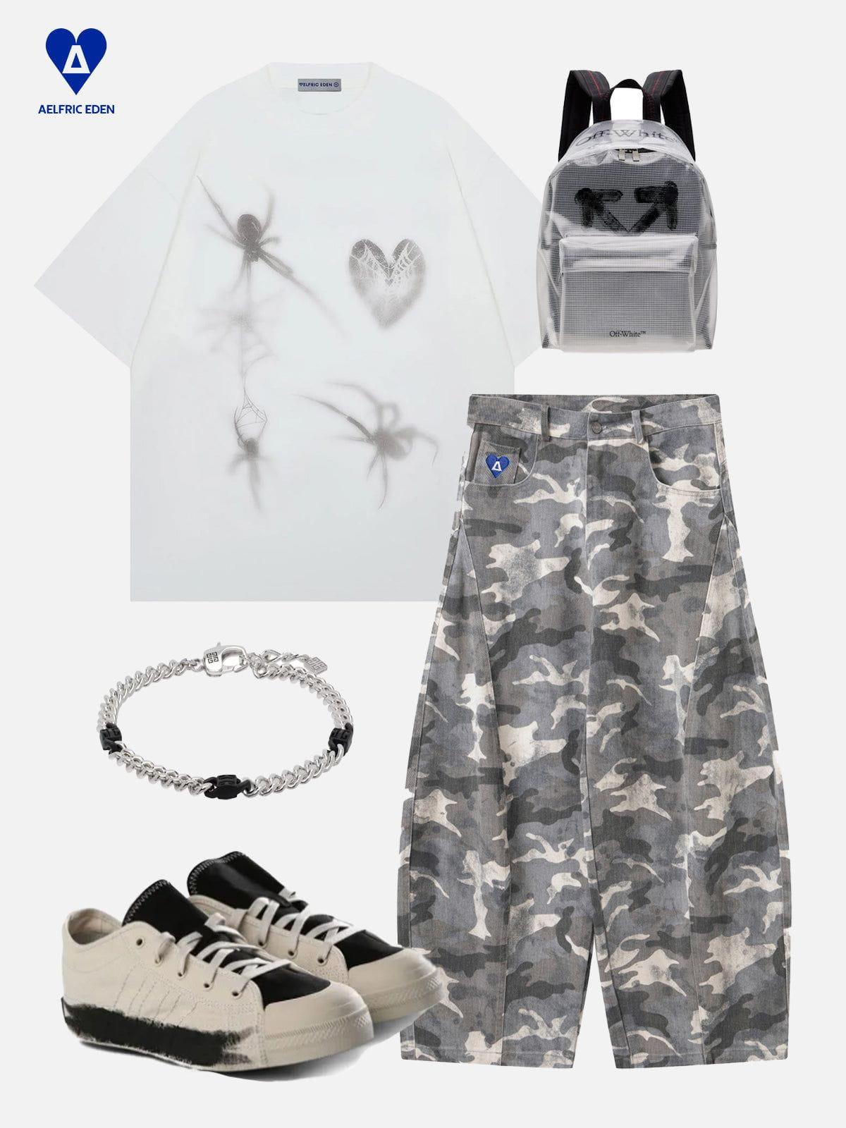 Aelfric Eden Camo Super Baggy Barrel Pants Product Image