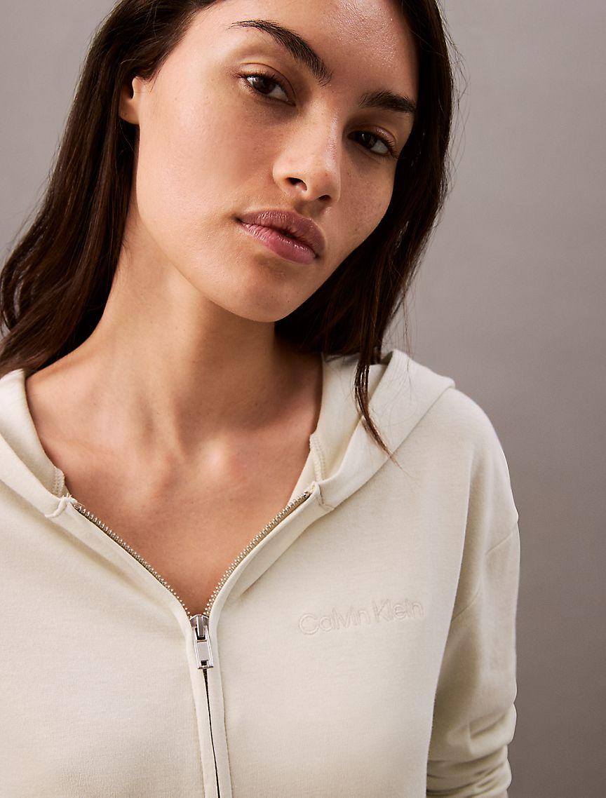 Icon Cotton Terry Zip Sleep Hoodie Product Image