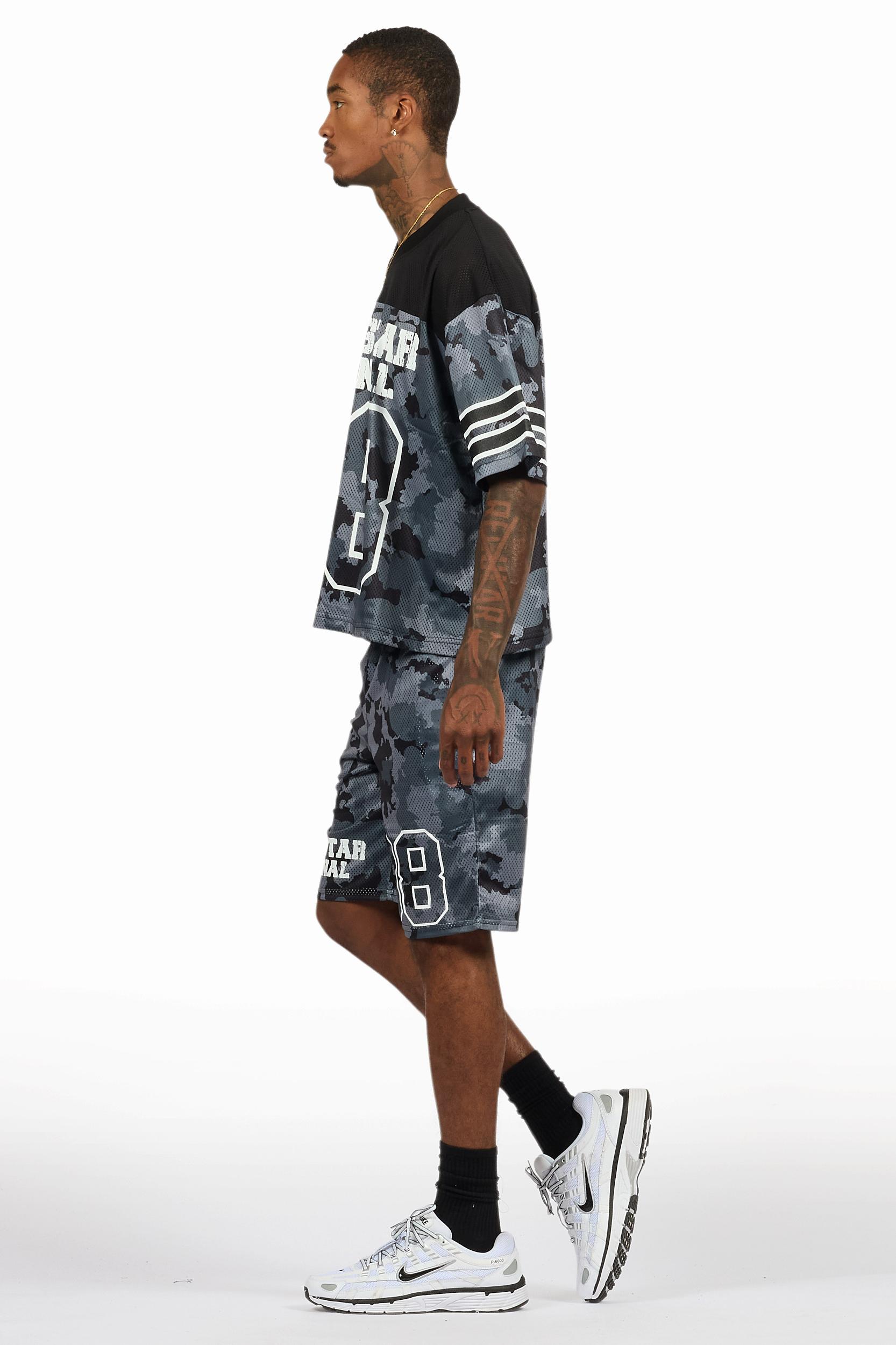 Fero Black T-Shirt/Short Set Male Product Image