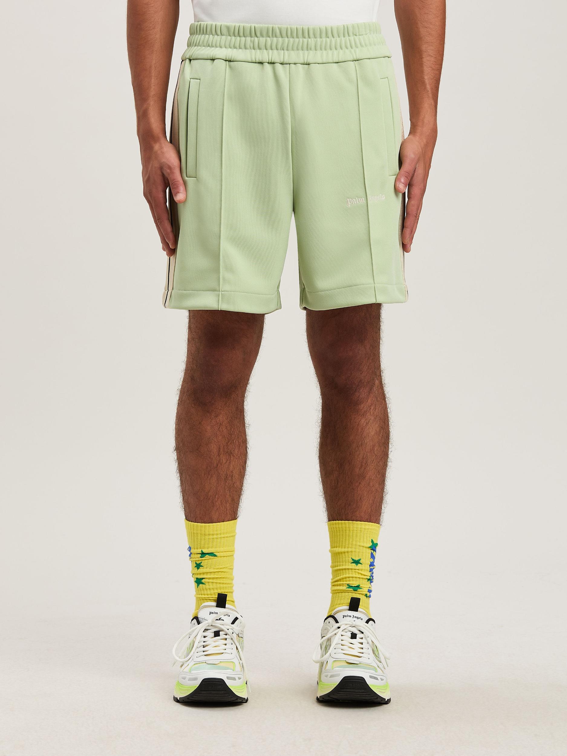 CLASSIC LOGO TRACK SHORTS FOREST GREEN - Product Image