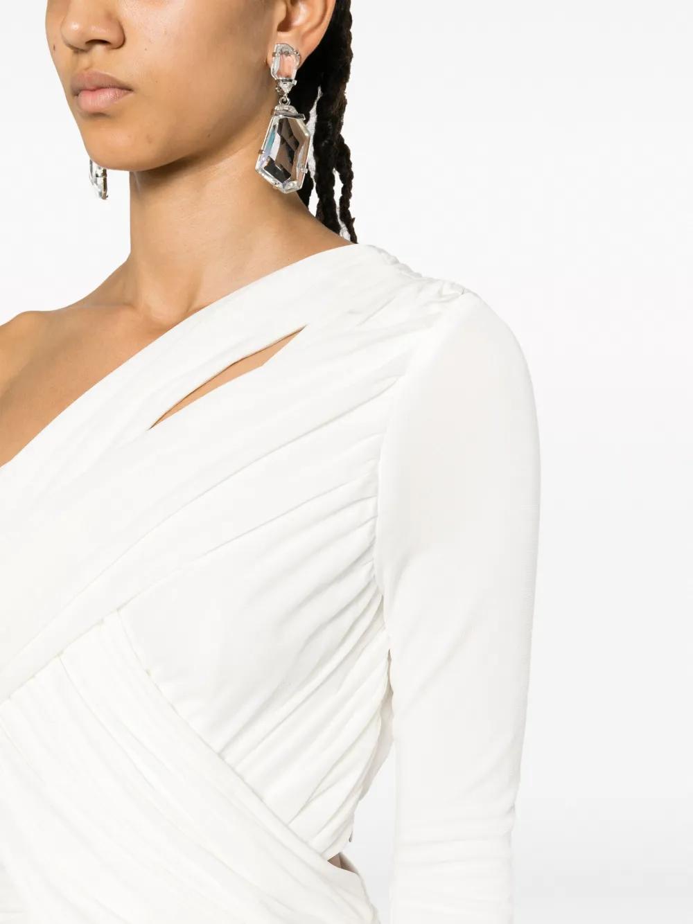one-shoulder drapped dress Product Image