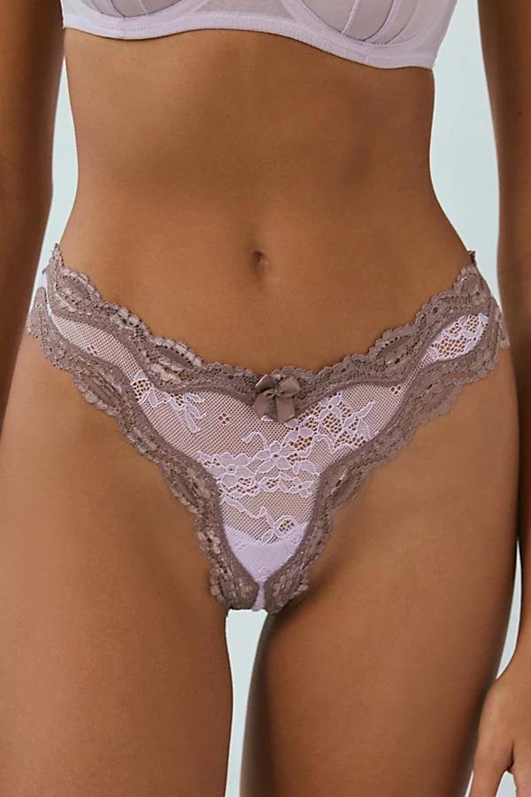 Out From Under Angel Lace Thong Womens at Urban Outfitters Product Image
