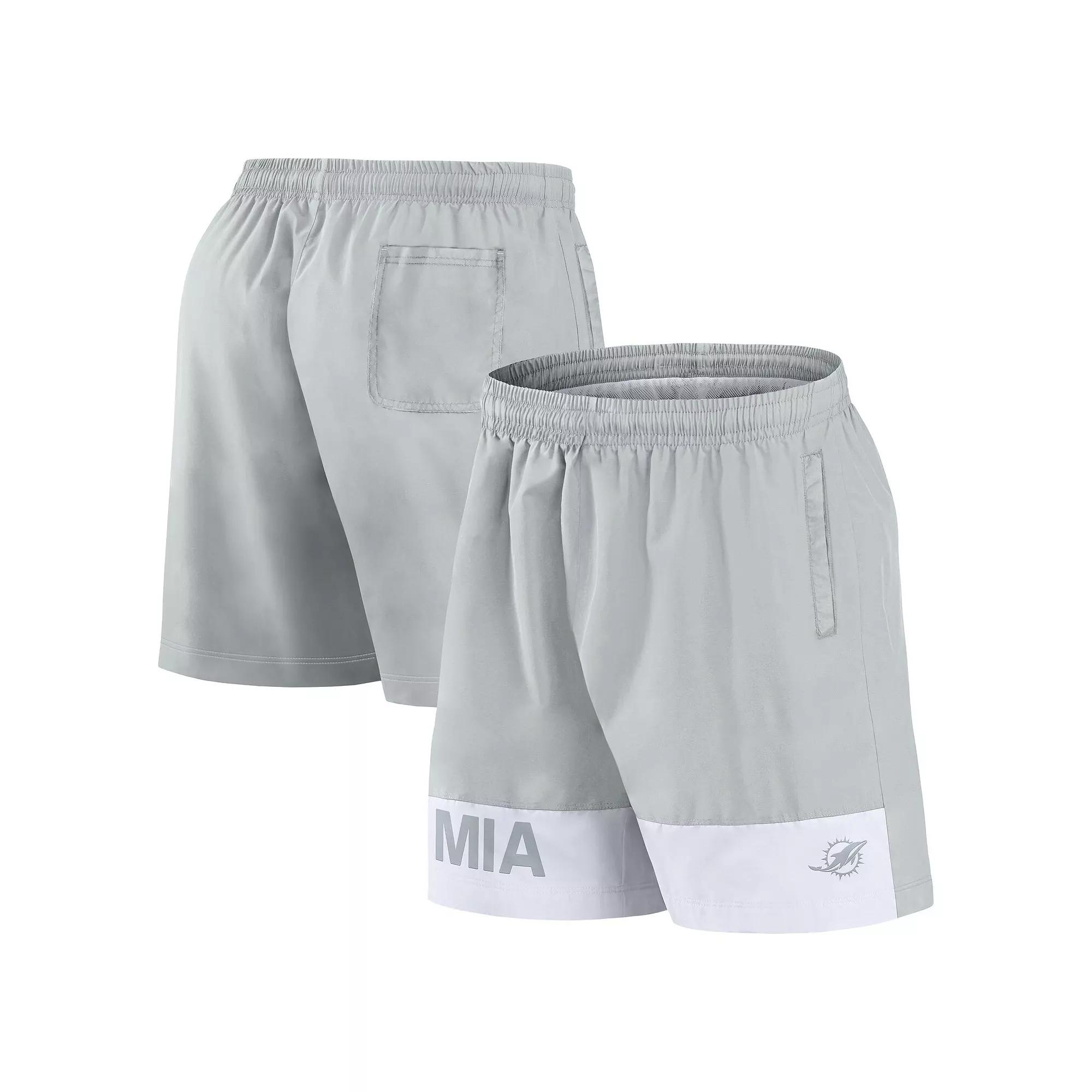 Men's Fanatics Gray Detroit Lions Elements Shorts, Size: 2XL, Grey Product Image