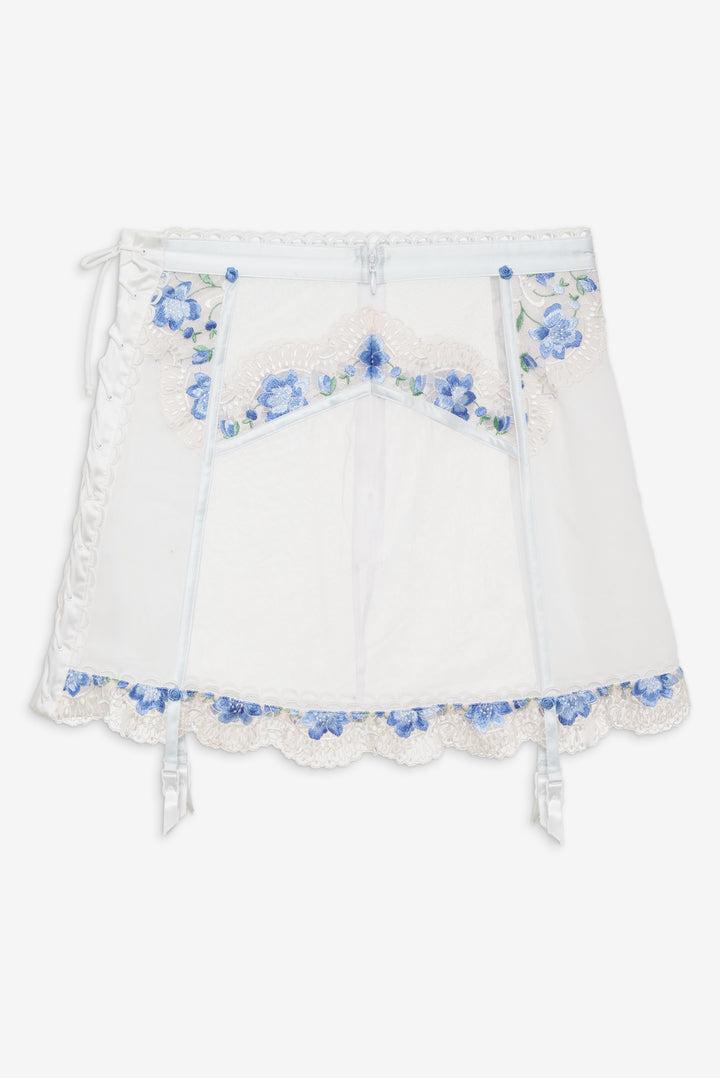 Festival Rose Skirt — Blue Product Image