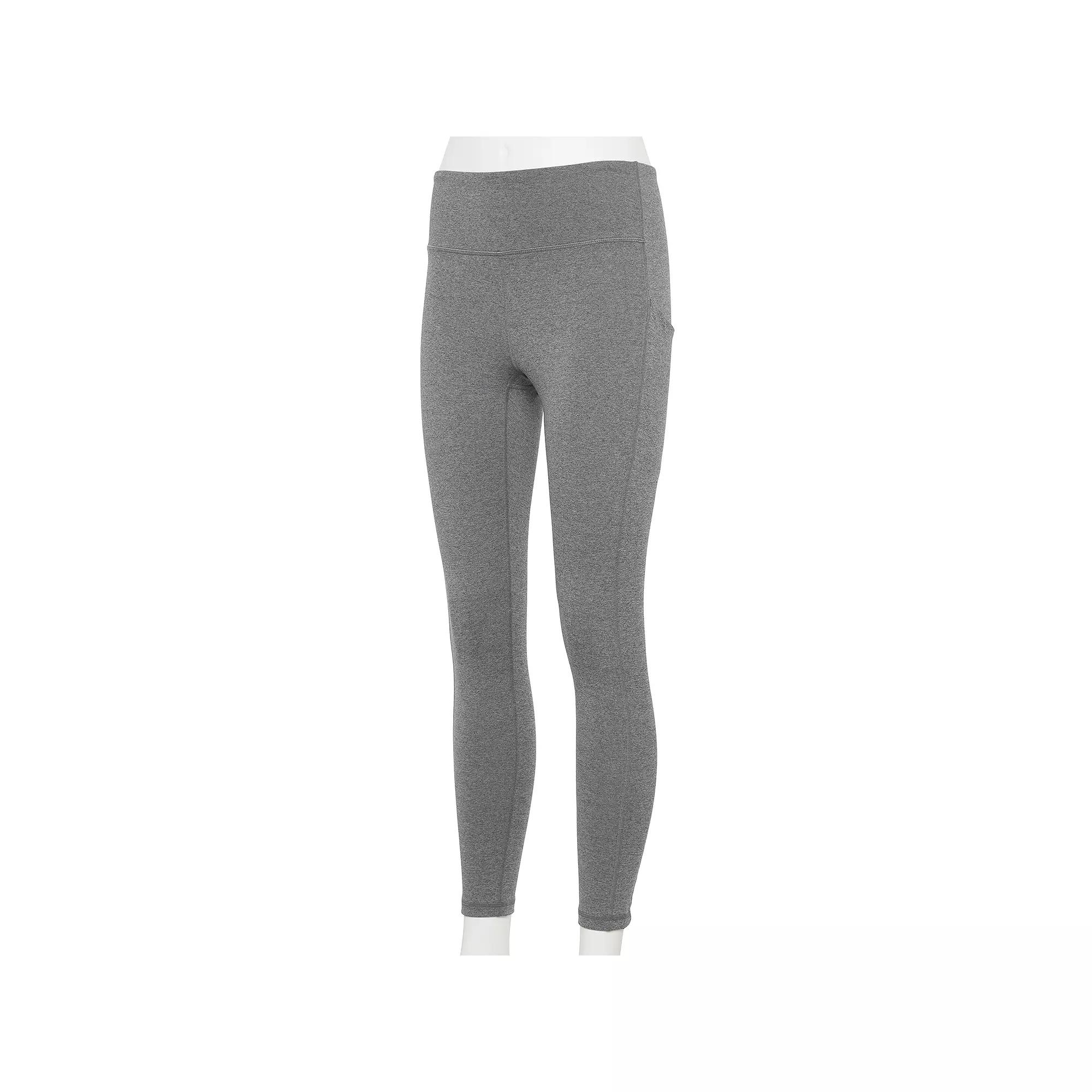 Petite Tek Gear® Ultrastretch High-Waisted 7/8 Leggings with Side Pockets, Women's,  Product Image