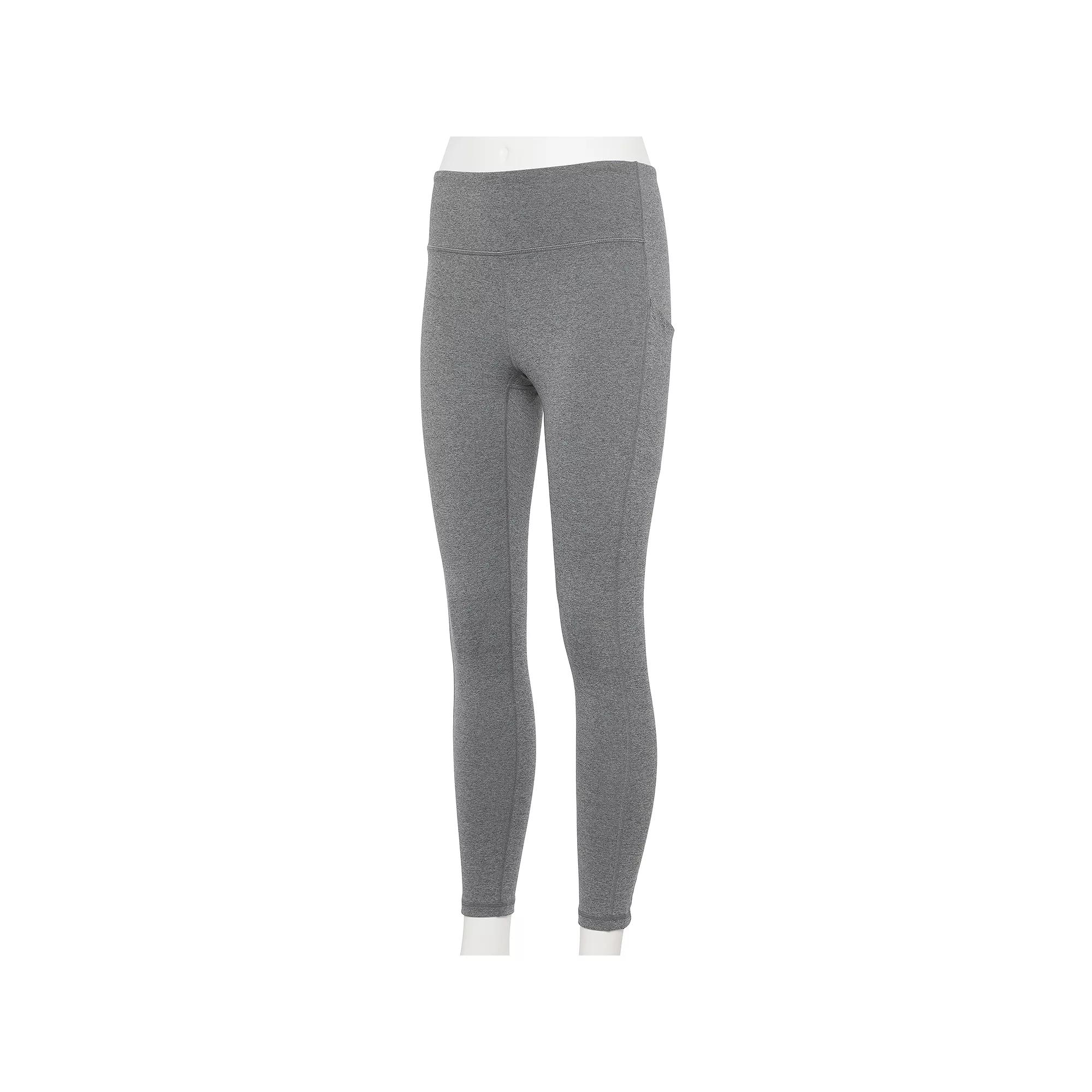 Petite Tek Gear® Ultrastretch High-Waisted 7/8 Leggings with Side Pockets, Women's,  Product Image