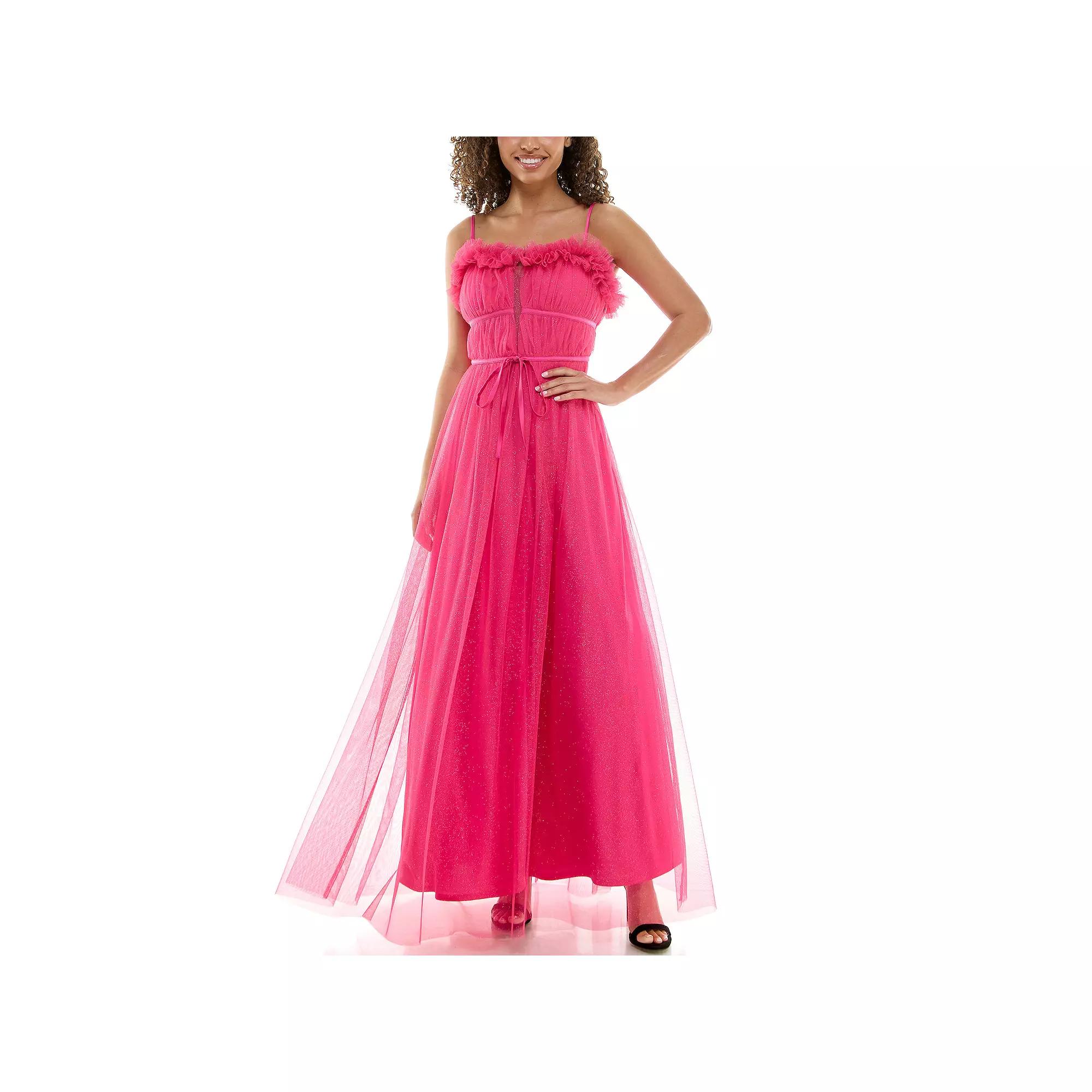 Women's Maison Tara Glitter Tulle Ballgown,  Product Image