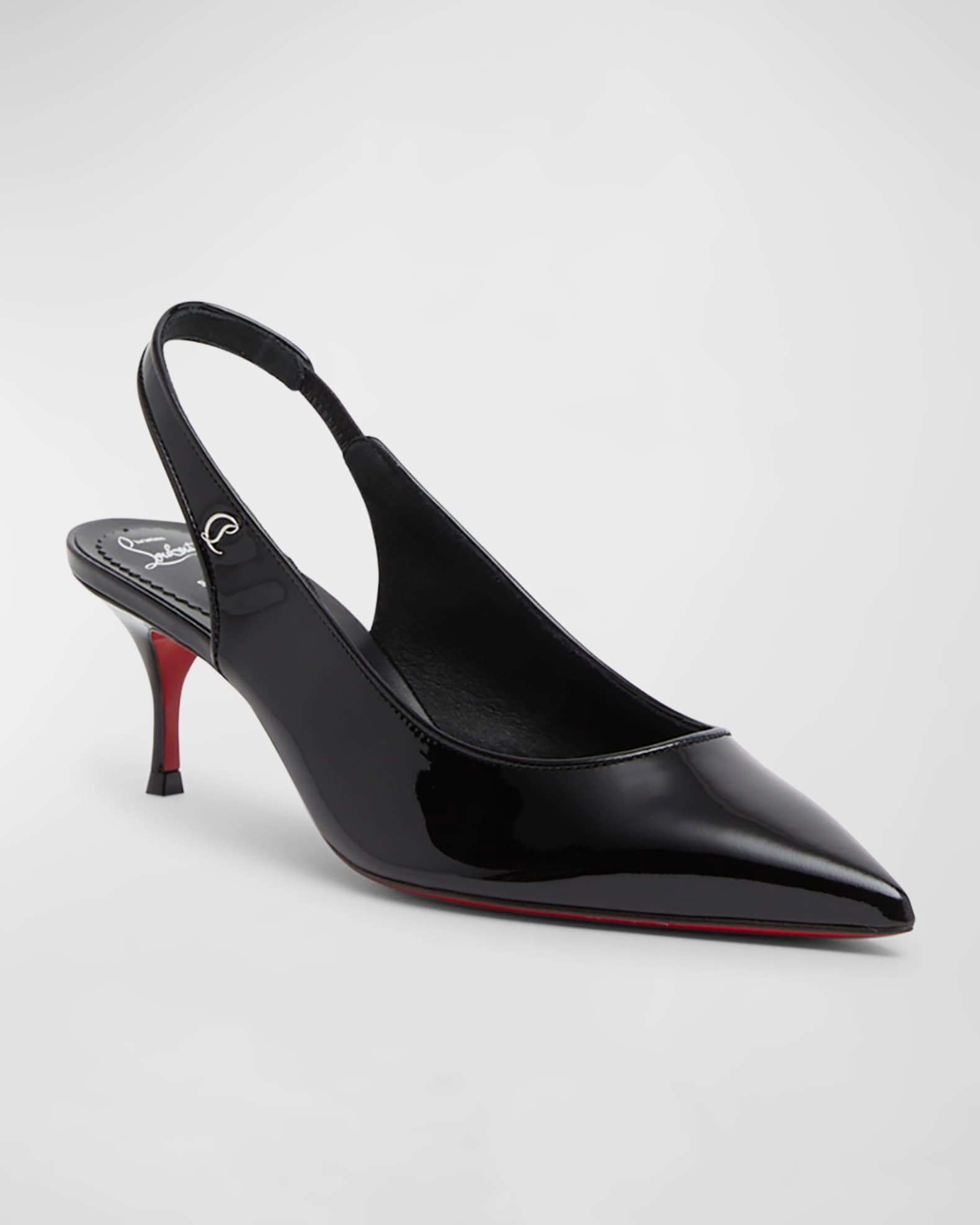 Kate Sporty Patent Slingback Pumps Product Image