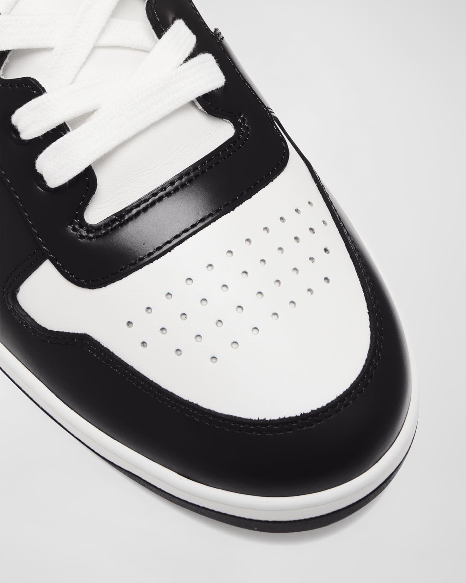 Men's Downtown Logo Leather Low-Top Sneakers  Product Image