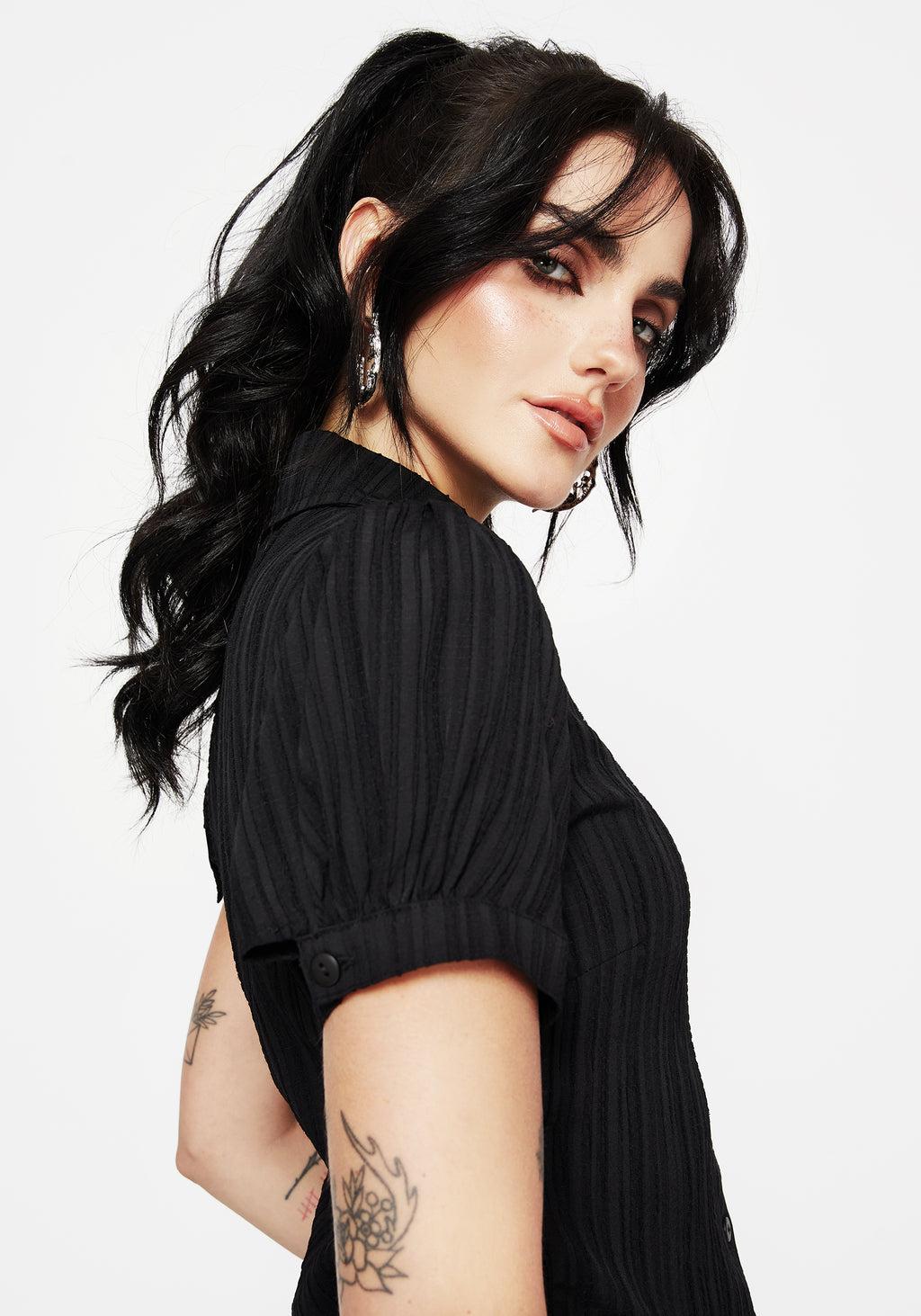 Alcina Puff Sleeve Crop Top Product Image